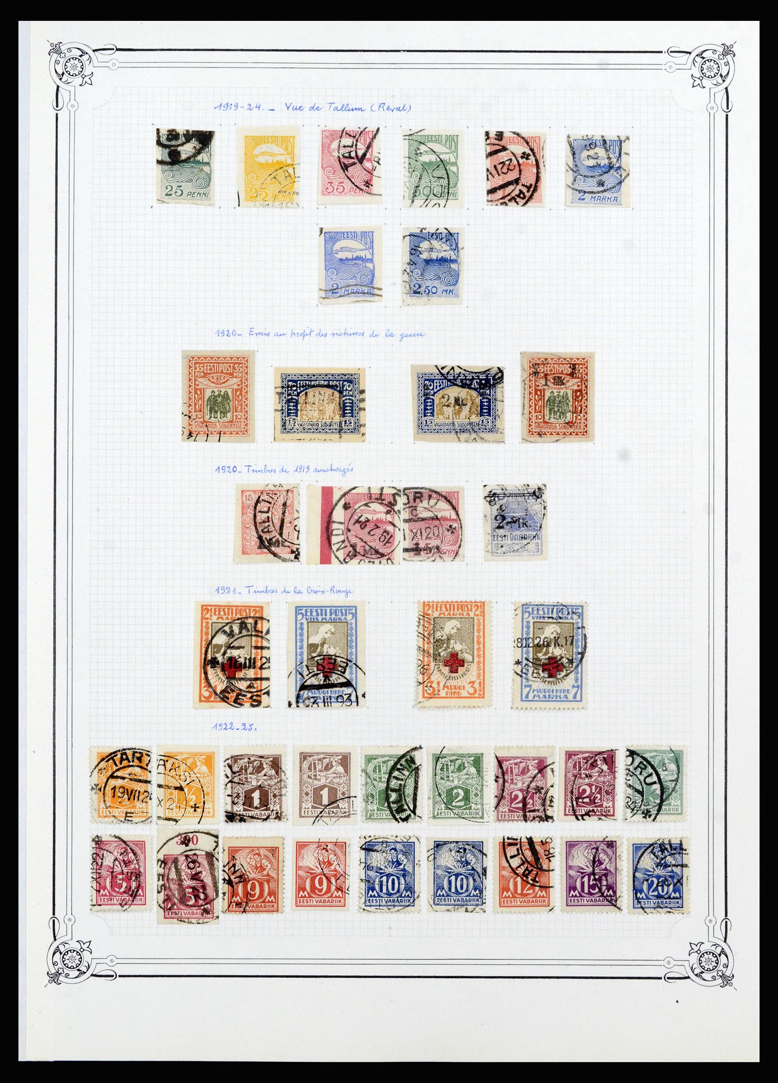 36418 002 - Postzegelverzameling 36418 Baltische Staten 1918-1991.