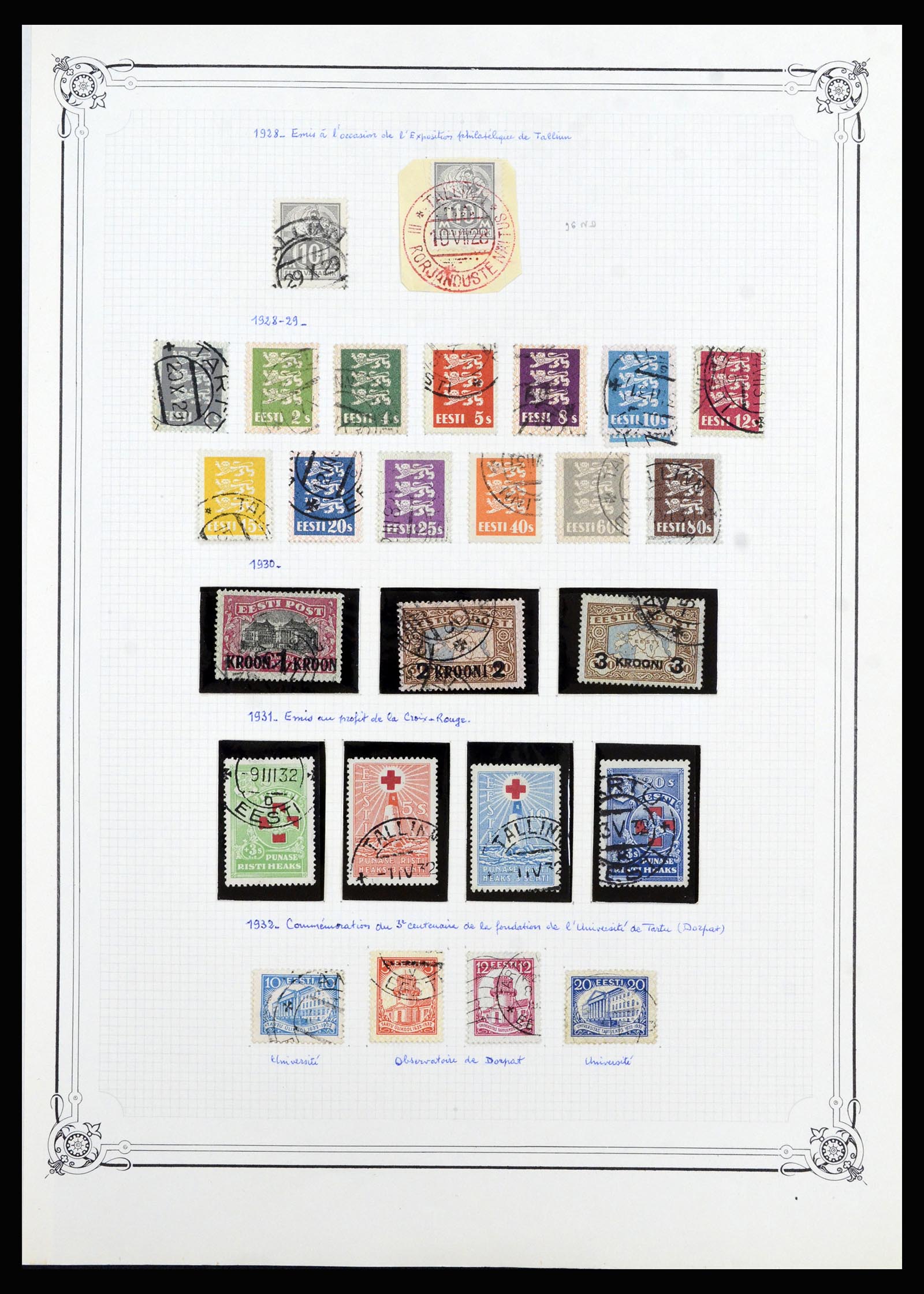 36418 004 - Postzegelverzameling 36418 Baltische Staten 1918-1991.