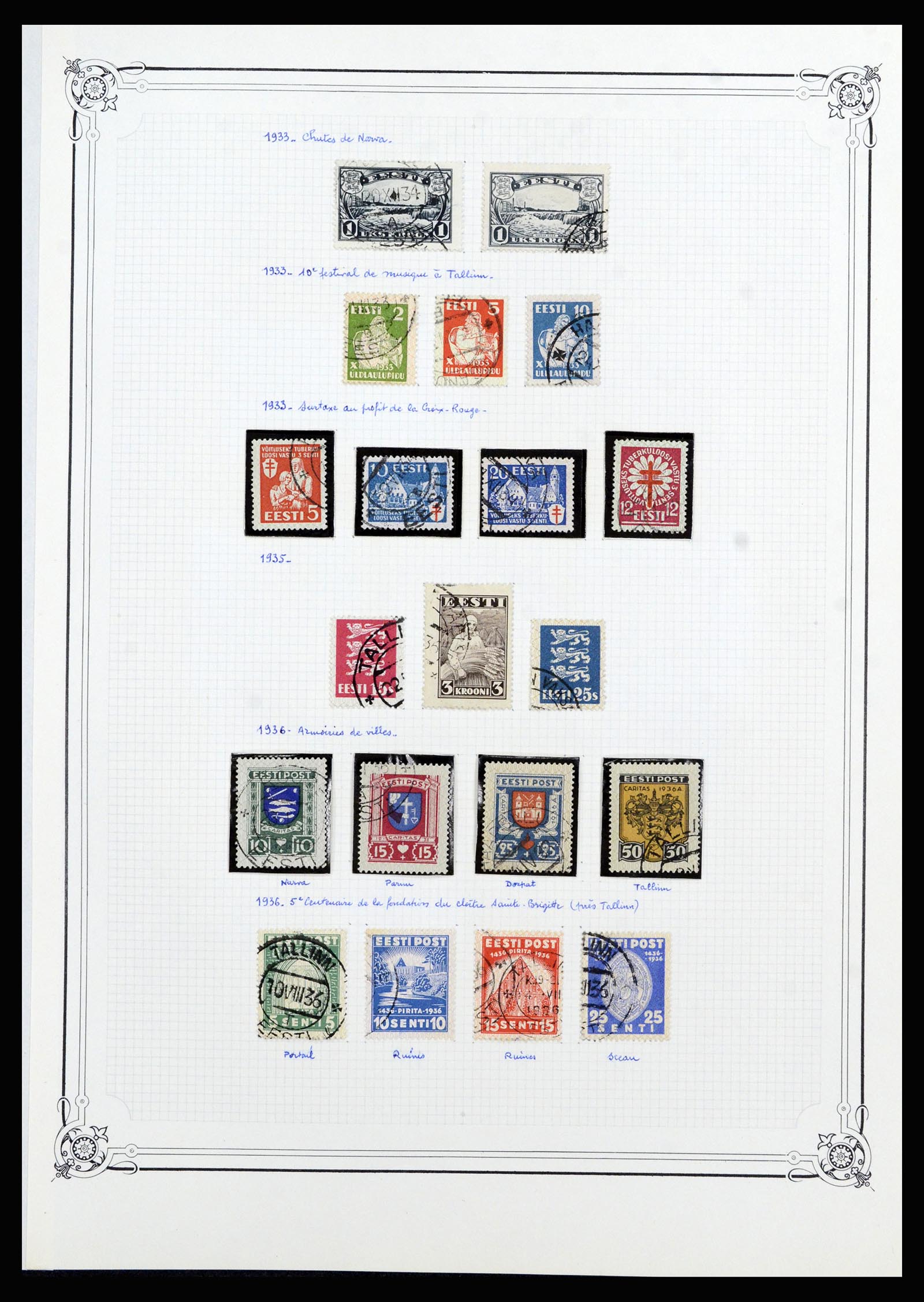 36418 005 - Postzegelverzameling 36418 Baltische Staten 1918-1991.