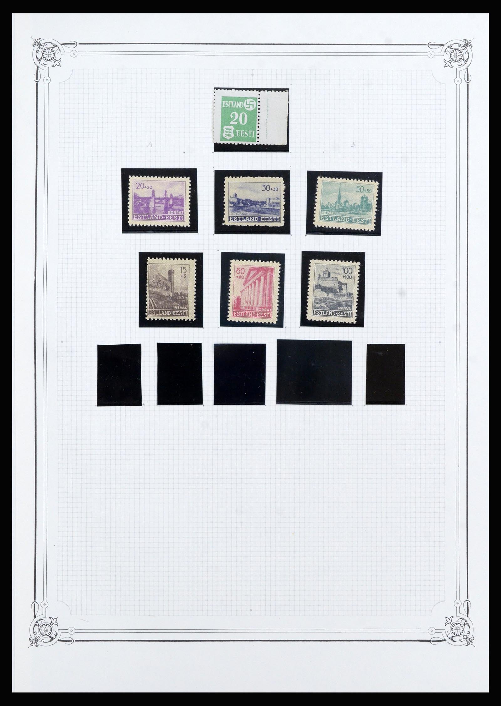 36418 011 - Postzegelverzameling 36418 Baltische Staten 1918-1991.
