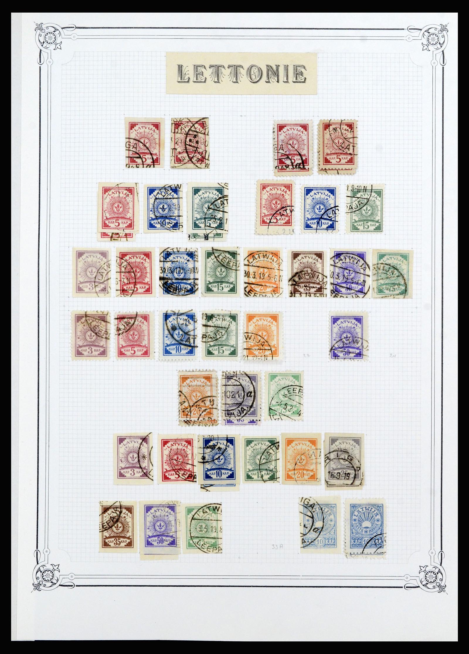 36418 012 - Postzegelverzameling 36418 Baltische Staten 1918-1991.