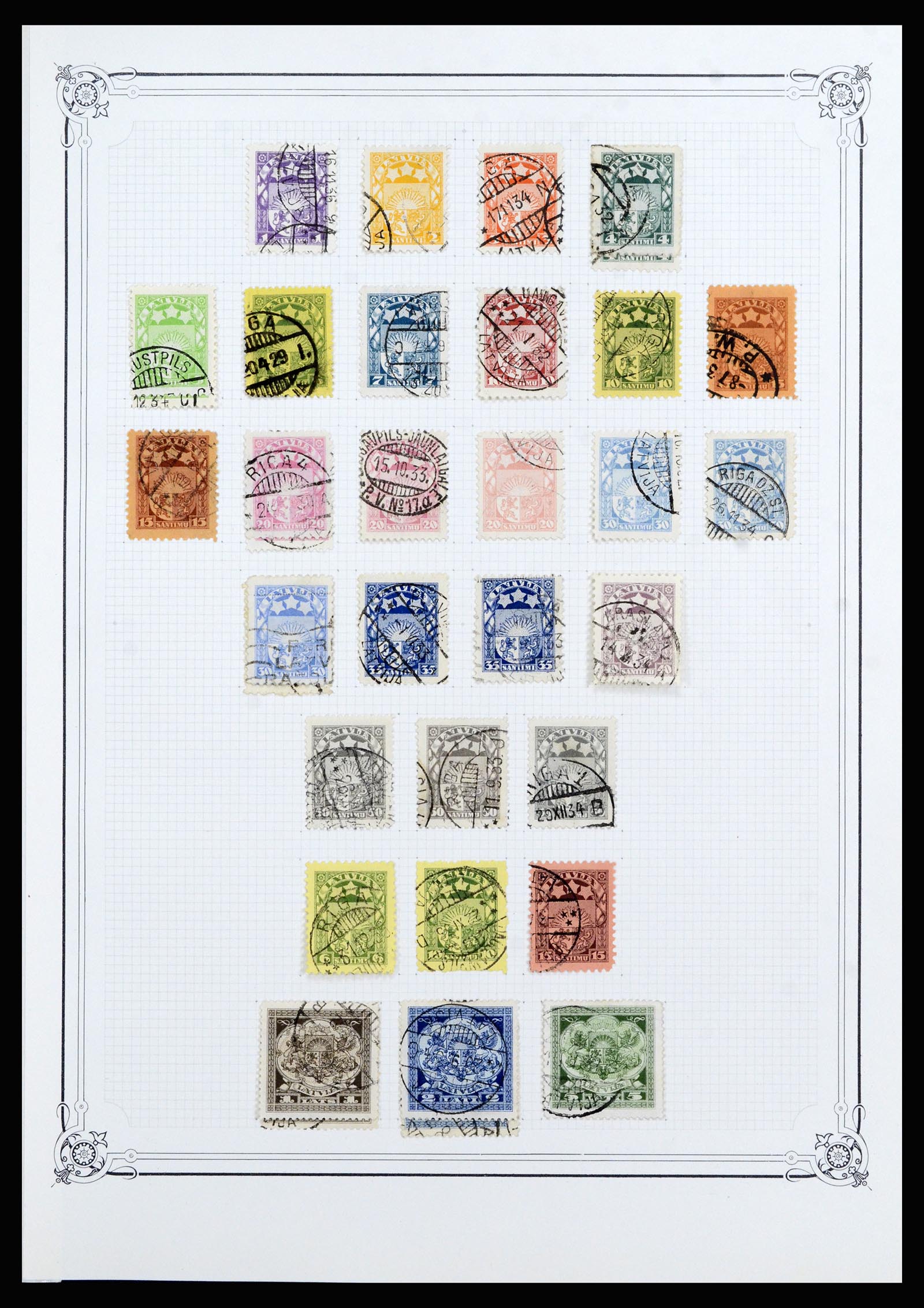 36418 017 - Postzegelverzameling 36418 Baltische Staten 1918-1991.