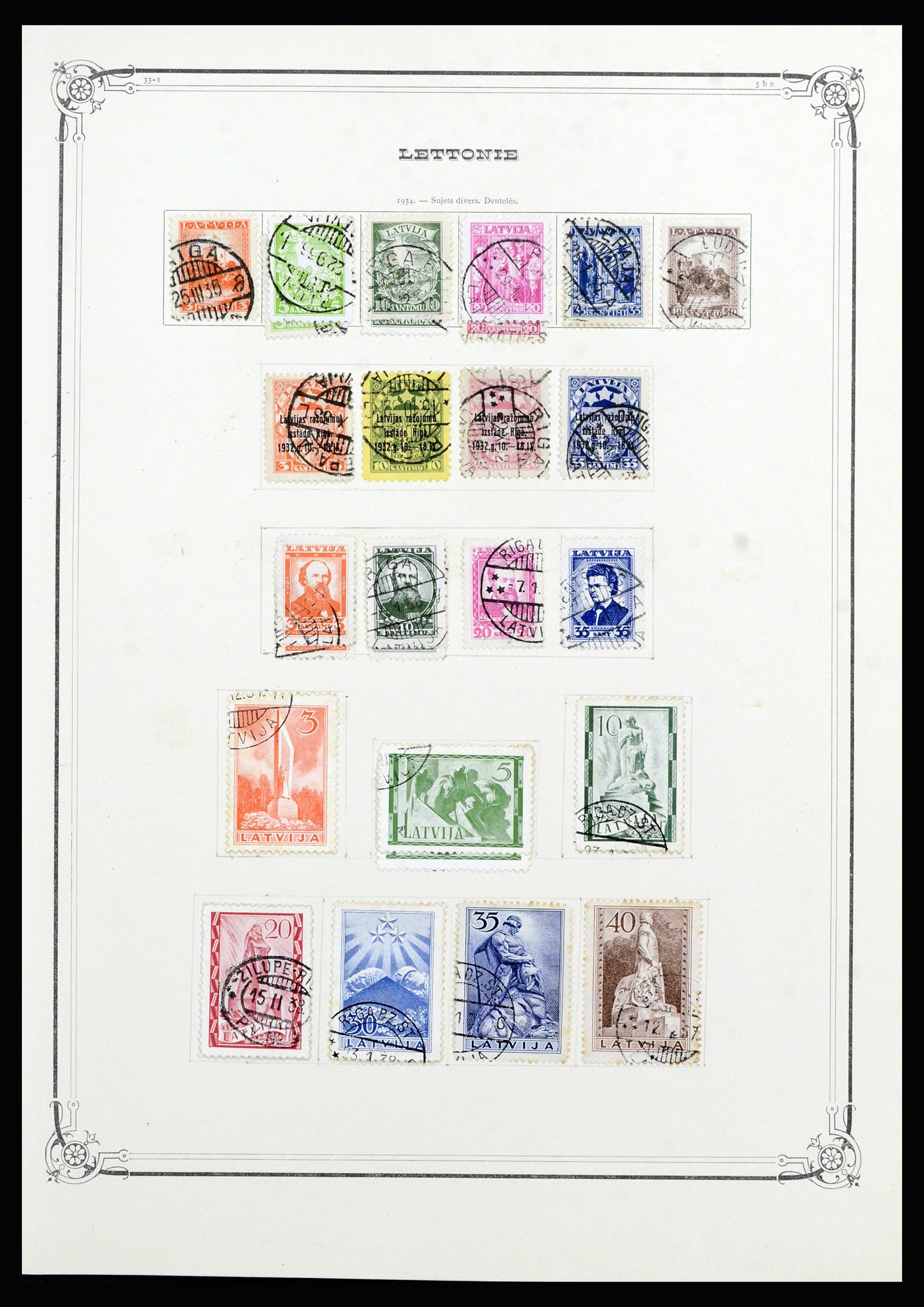 36418 023 - Stamp collection 36418 Baltic States 1918-1991.