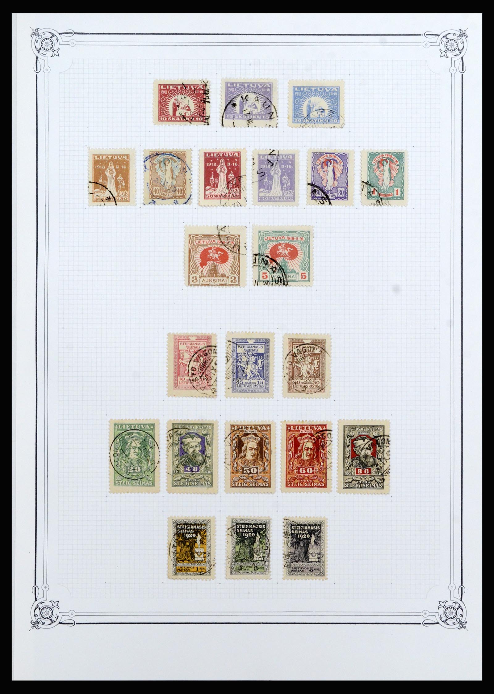 36418 034 - Stamp collection 36418 Baltic States 1918-1991.