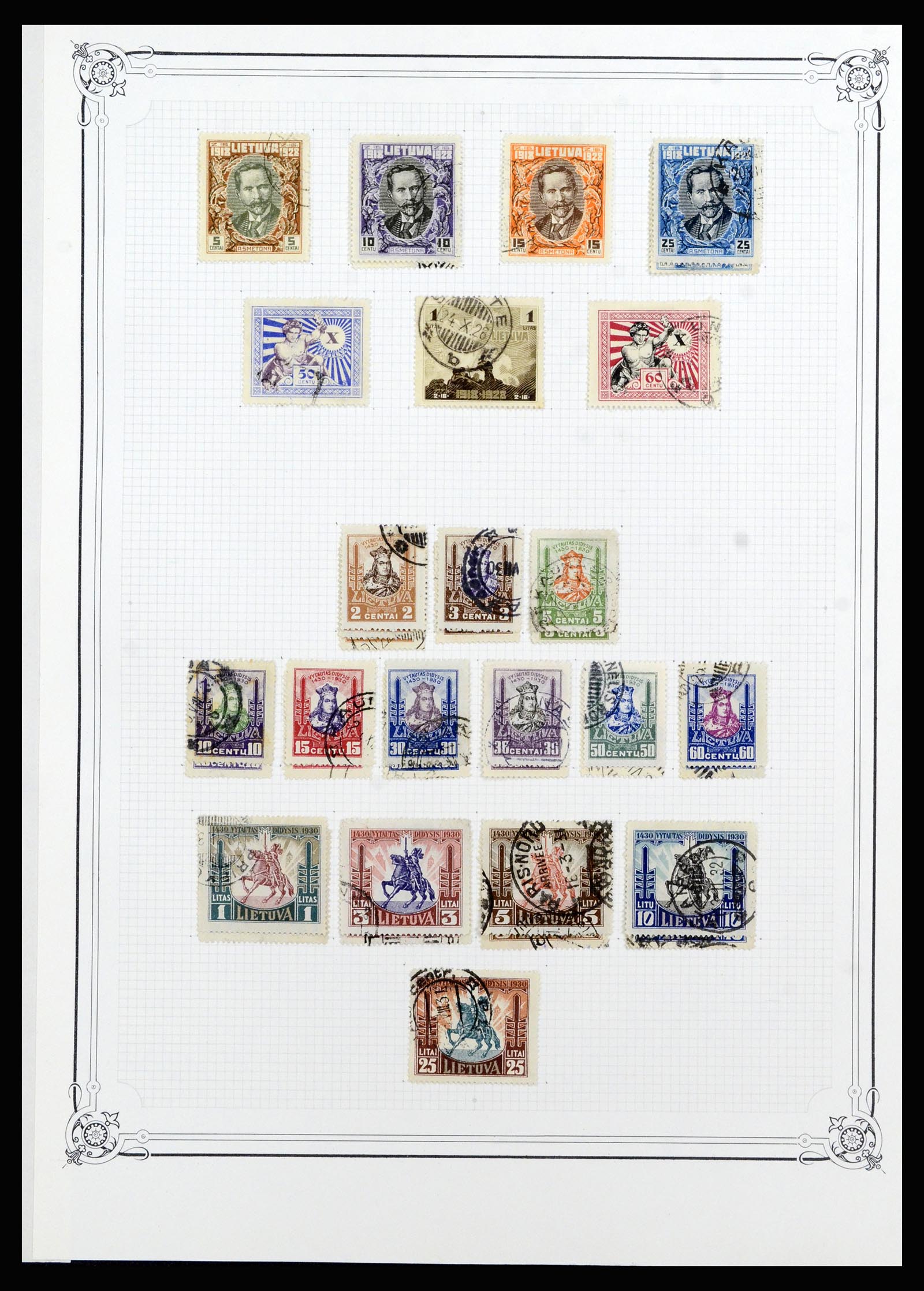 36418 041 - Postzegelverzameling 36418 Baltische Staten 1918-1991.