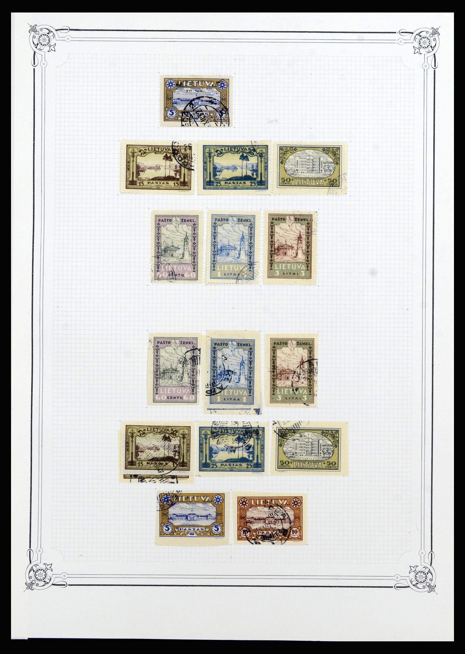 36418 042 - Postzegelverzameling 36418 Baltische Staten 1918-1991.