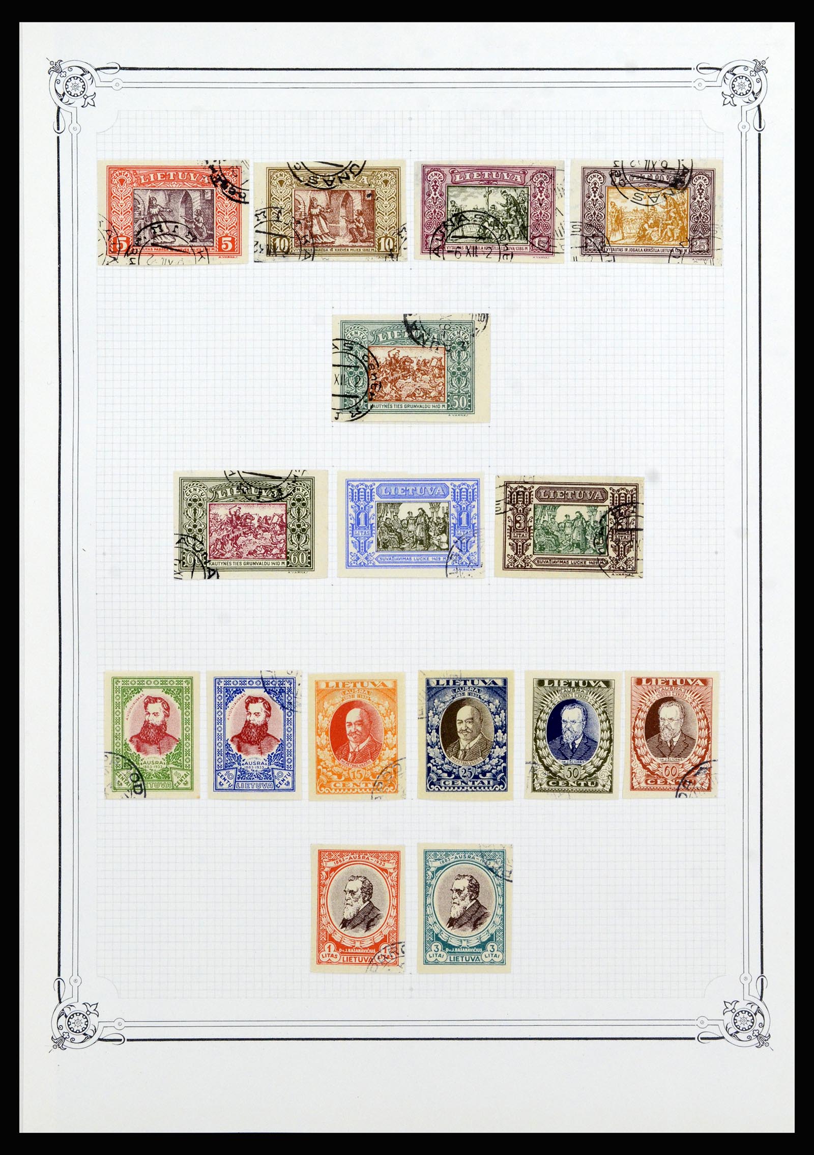 36418 044 - Postzegelverzameling 36418 Baltische Staten 1918-1991.