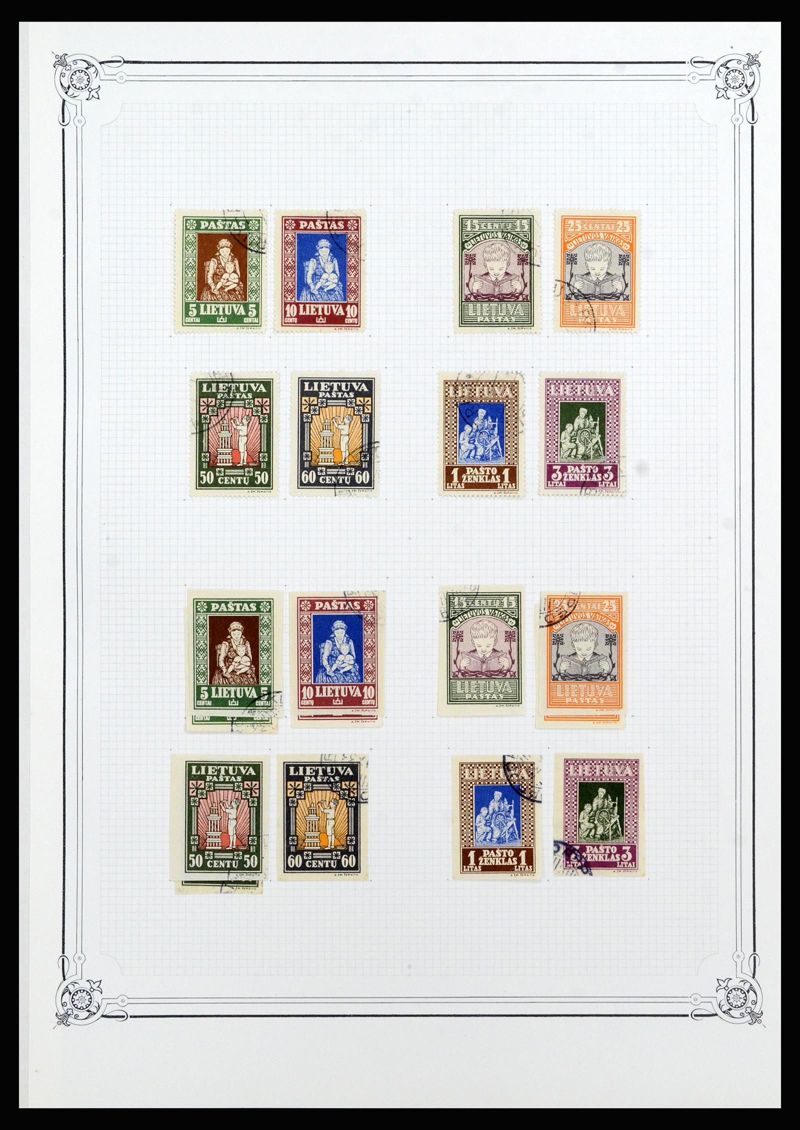 36418 045 - Postzegelverzameling 36418 Baltische Staten 1918-1991.