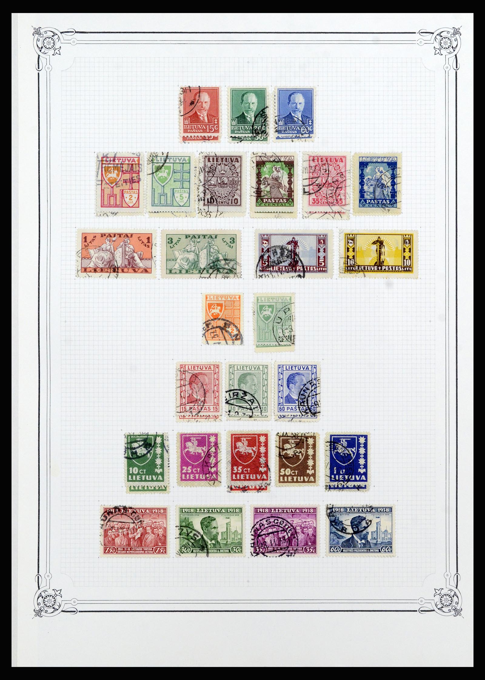36418 046 - Postzegelverzameling 36418 Baltische Staten 1918-1991.