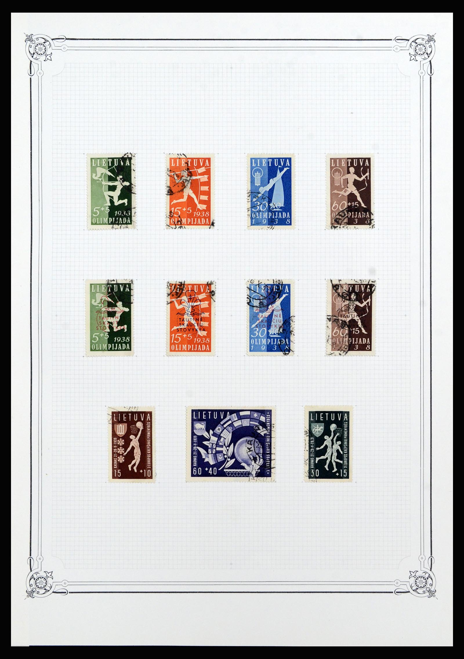 36418 047 - Postzegelverzameling 36418 Baltische Staten 1918-1991.