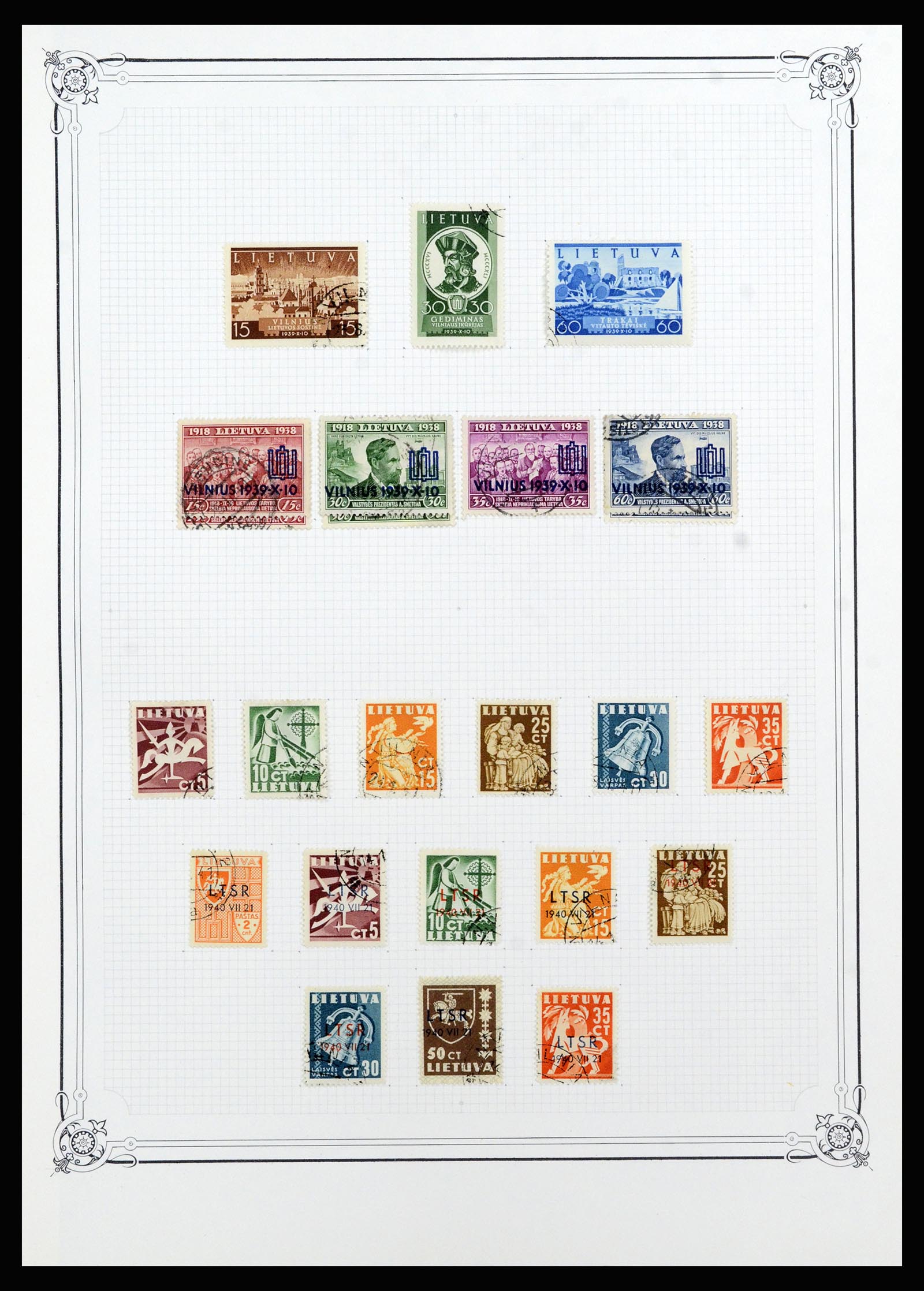 36418 048 - Postzegelverzameling 36418 Baltische Staten 1918-1991.