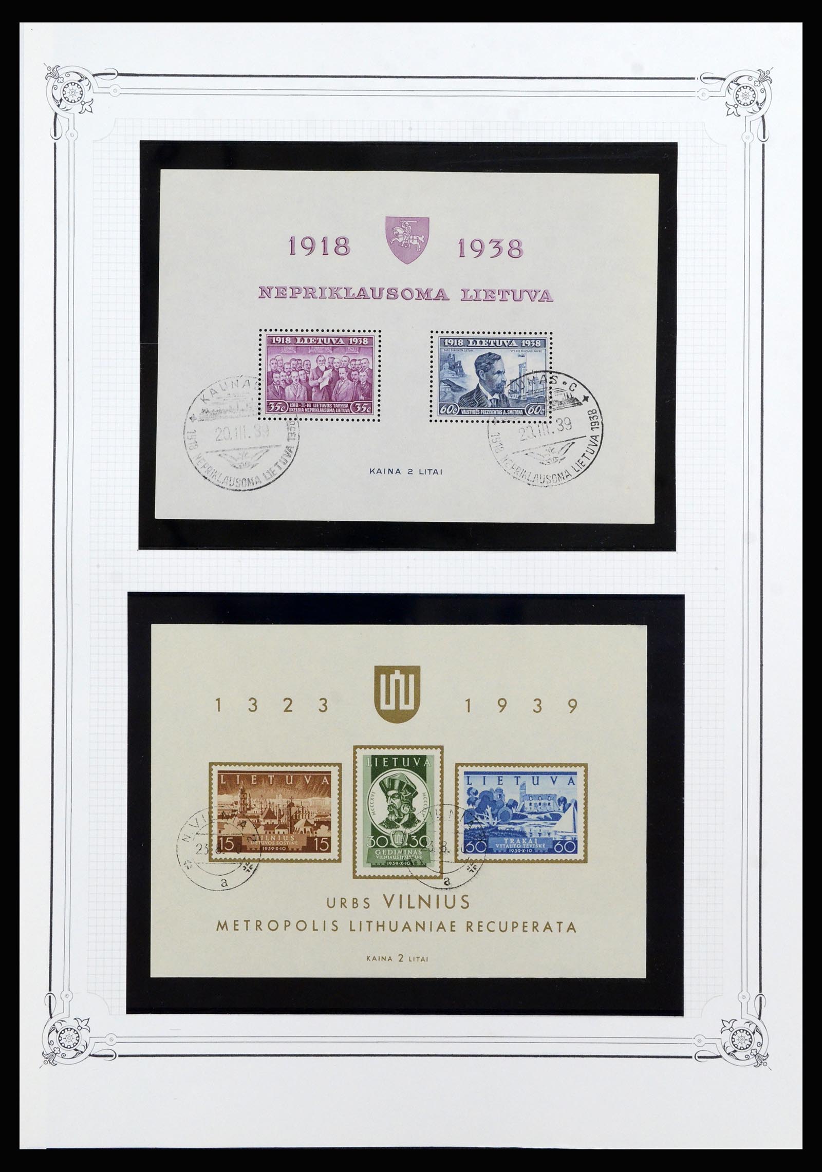 36418 050 - Postzegelverzameling 36418 Baltische Staten 1918-1991.
