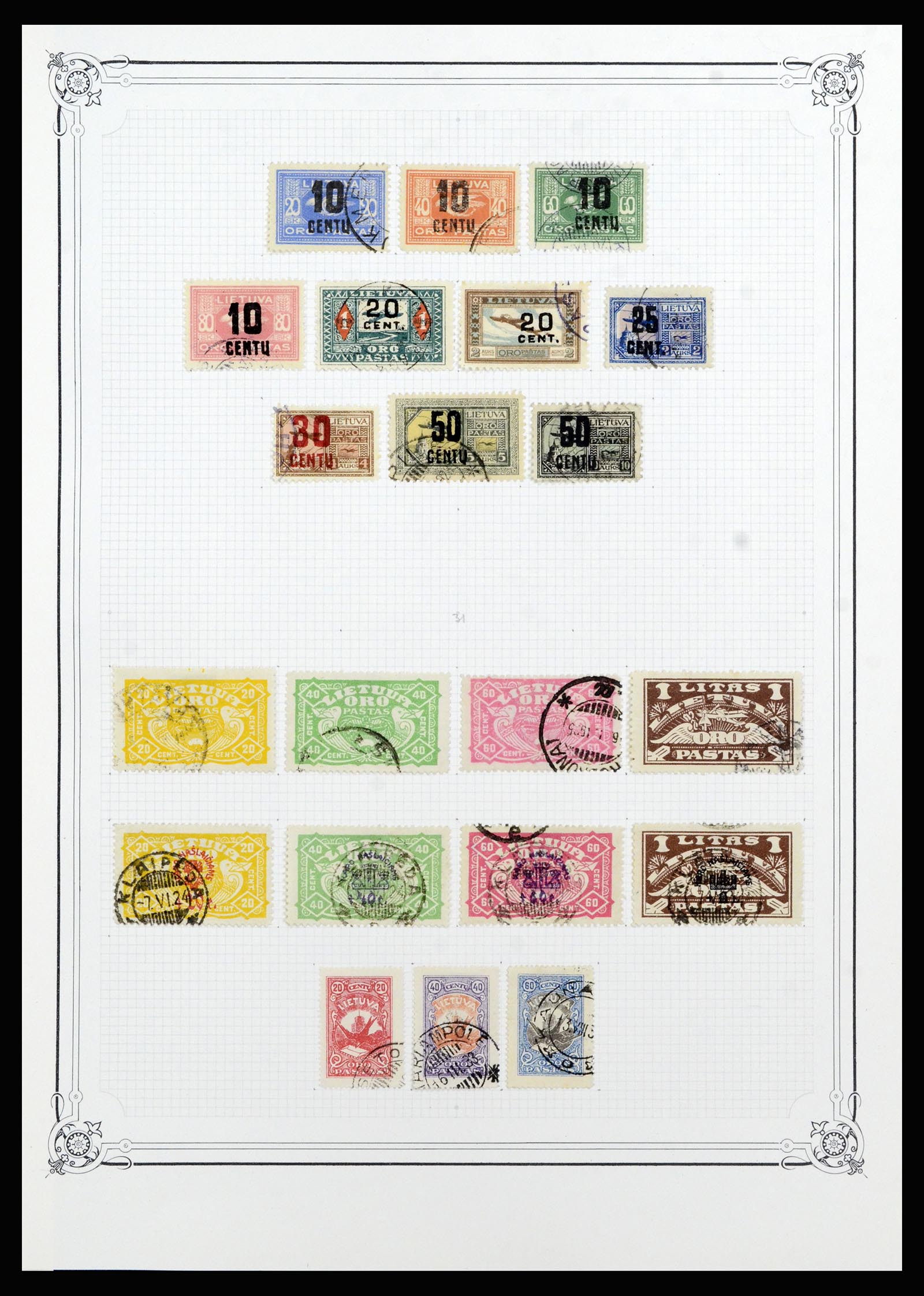 36418 052 - Postzegelverzameling 36418 Baltische Staten 1918-1991.