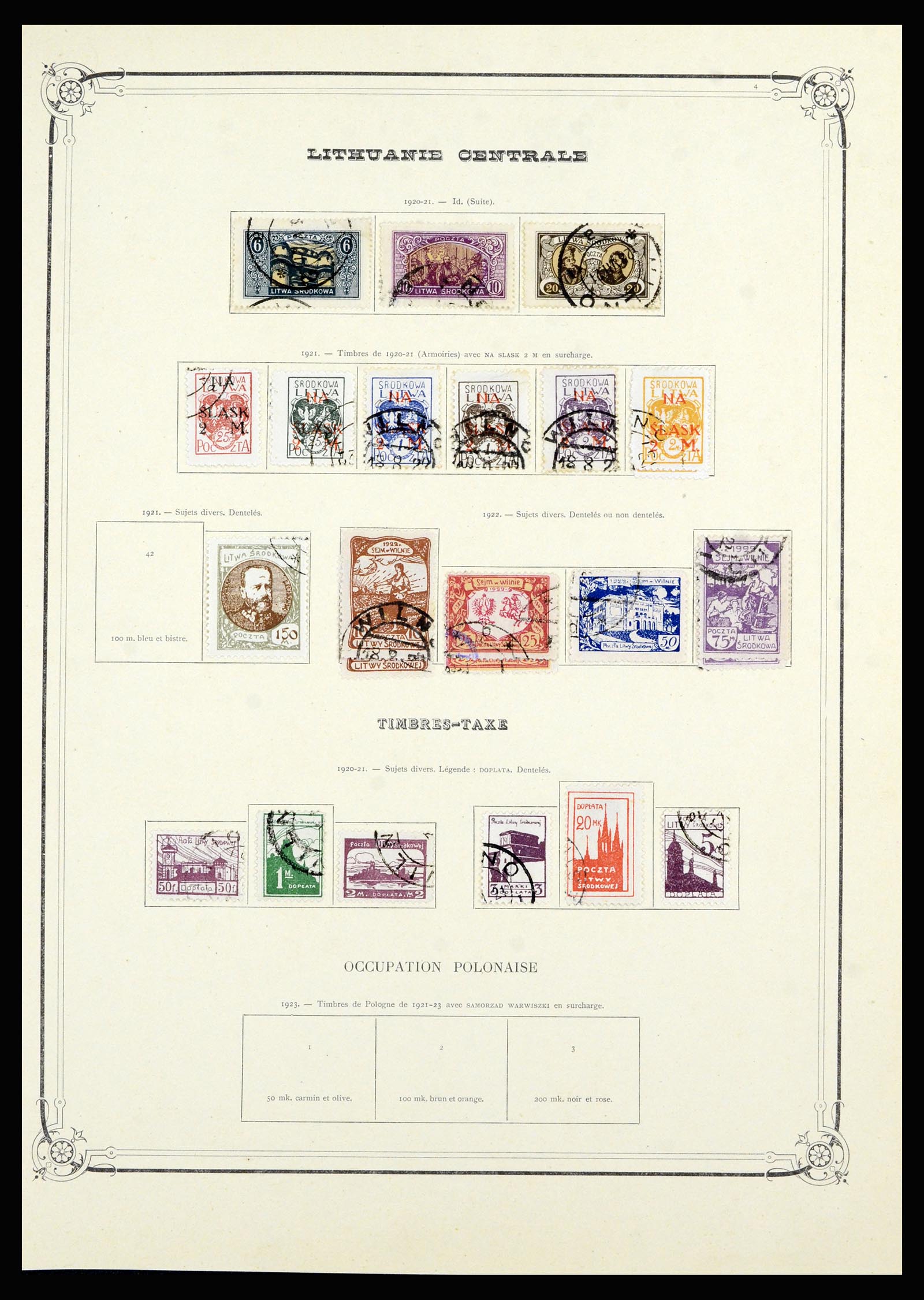 36418 060 - Postzegelverzameling 36418 Baltische Staten 1918-1991.