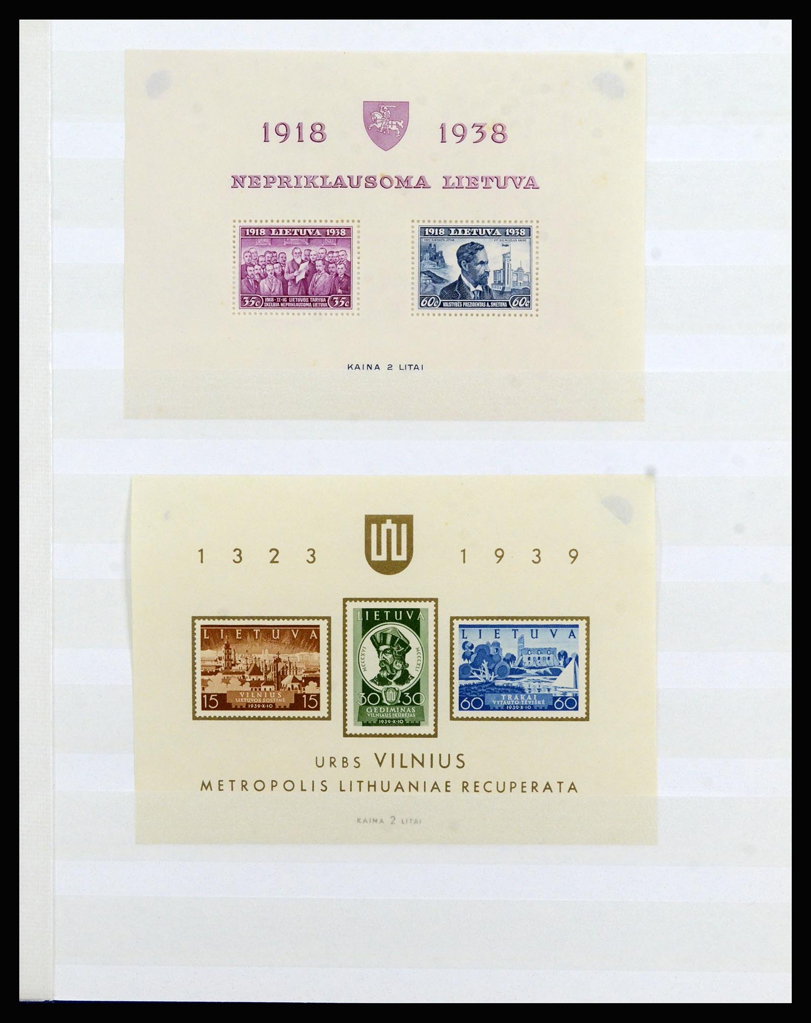 36418 105 - Stamp collection 36418 Baltic States 1918-1991.