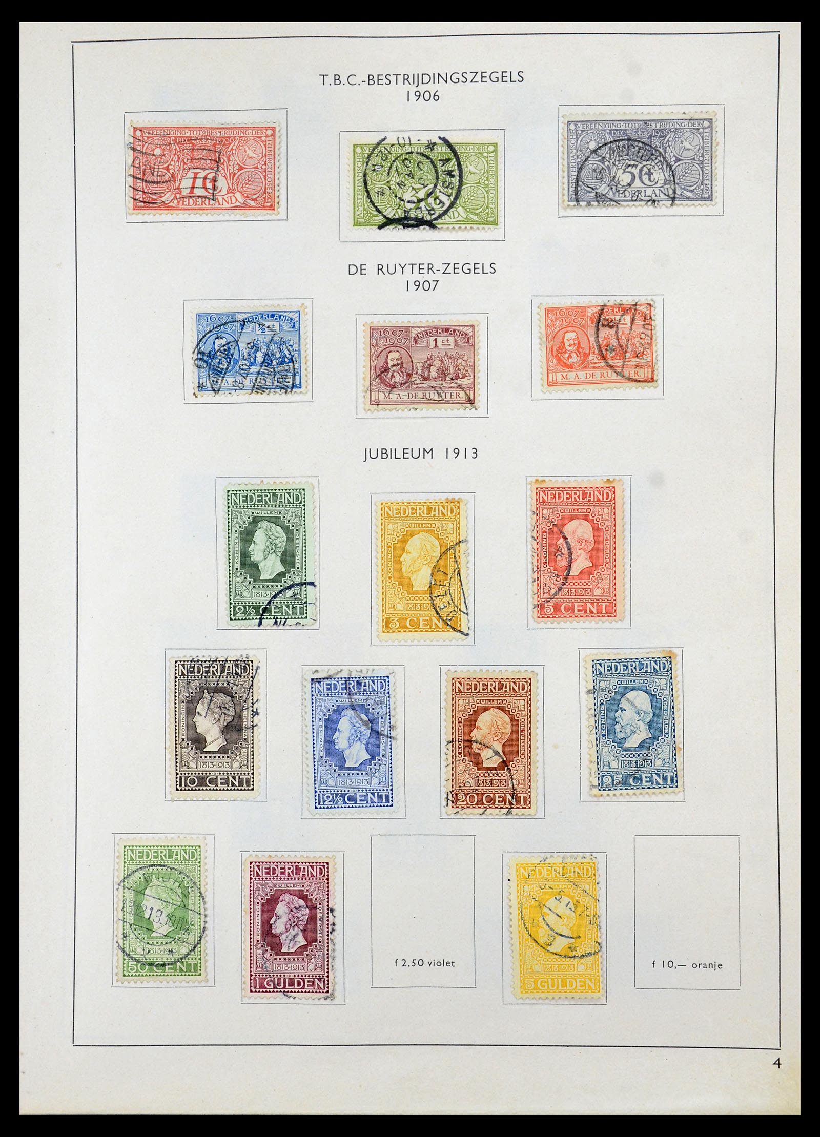 36420 005 - Postzegelverzameling 36420 Nederland 1852-1986.