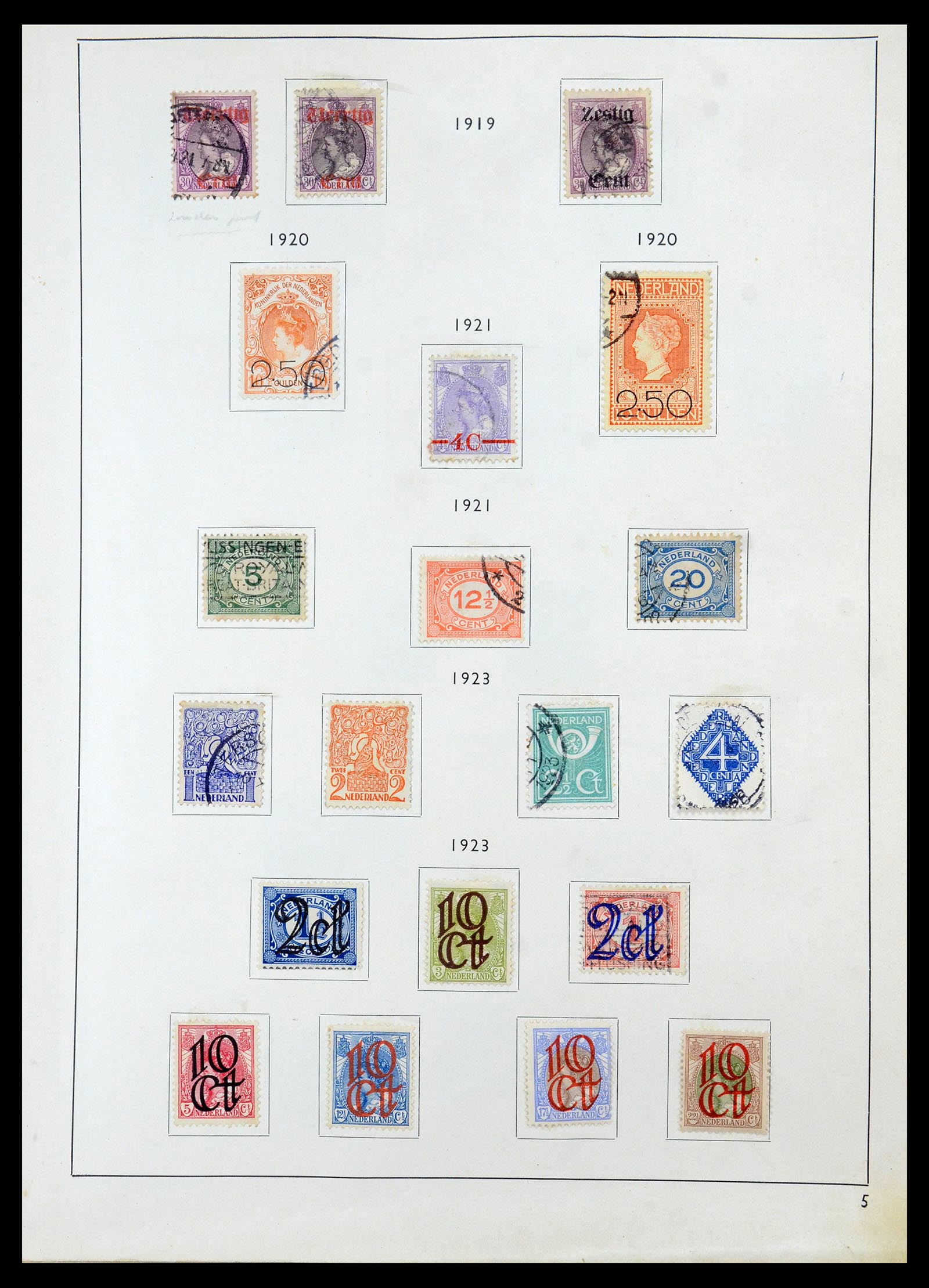 36420 006 - Postzegelverzameling 36420 Nederland 1852-1986.