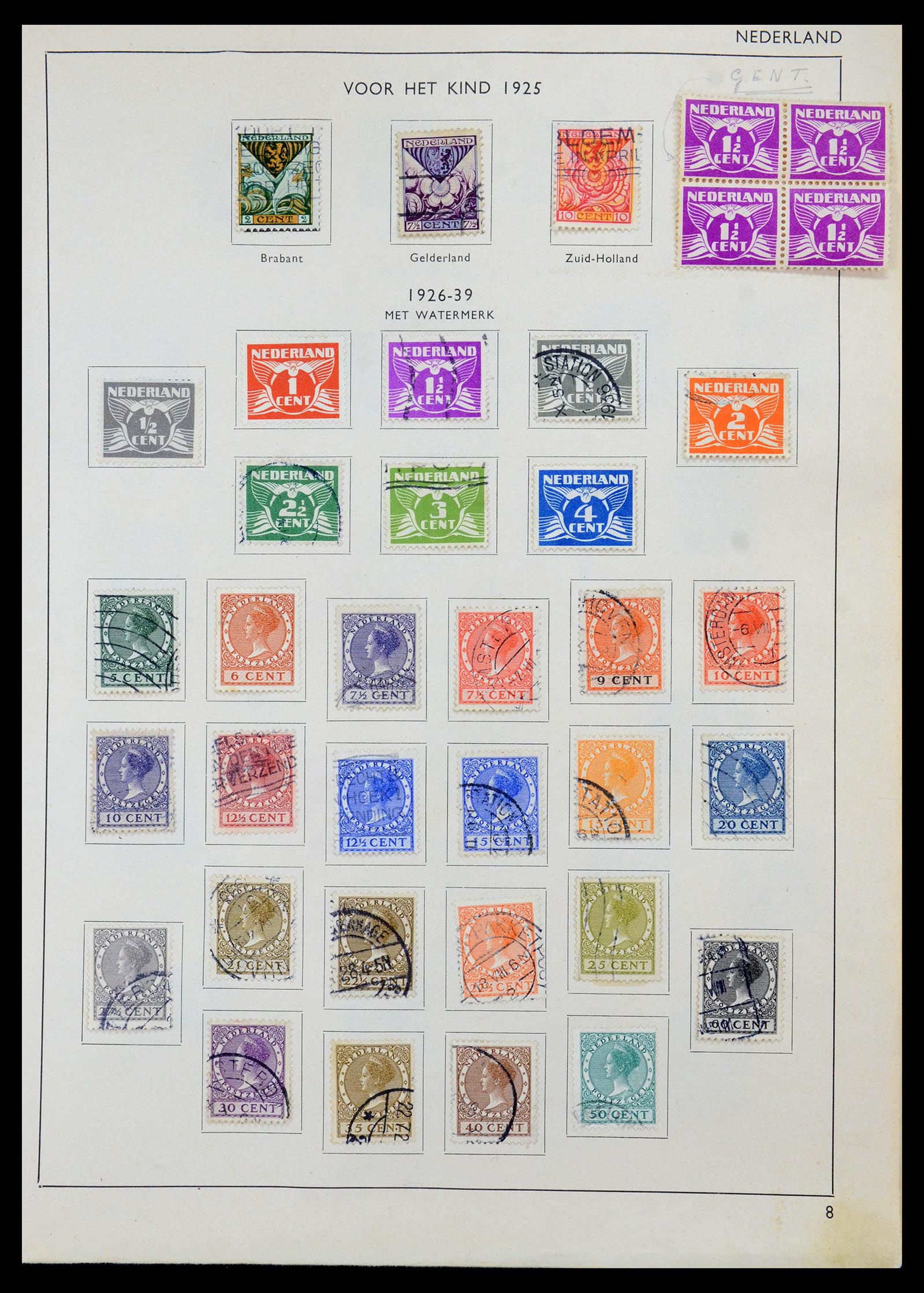 36420 009 - Postzegelverzameling 36420 Nederland 1852-1986.