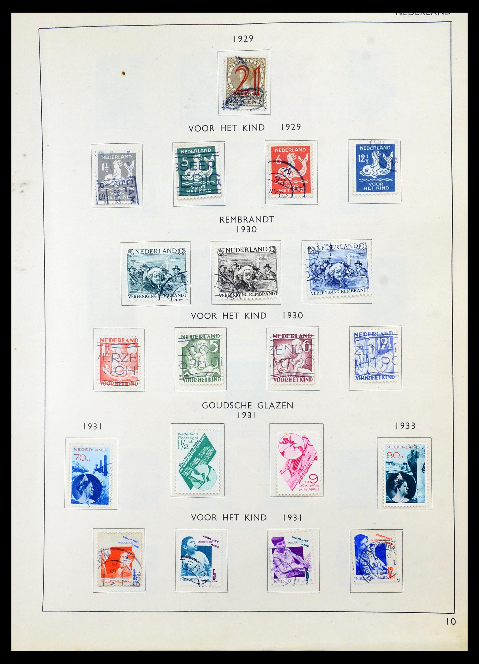 36420 012 - Postzegelverzameling 36420 Nederland 1852-1986.