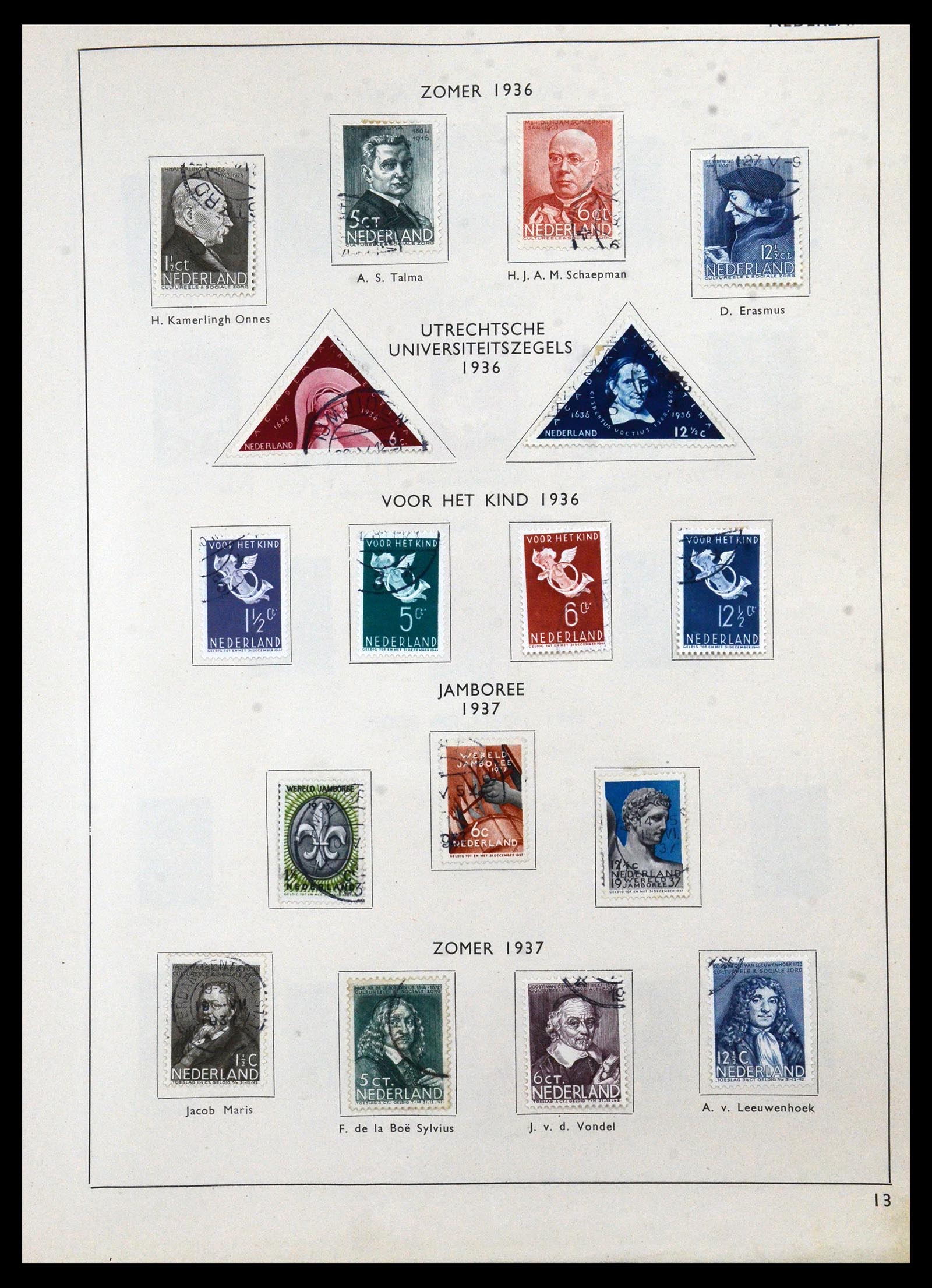 36420 015 - Postzegelverzameling 36420 Nederland 1852-1986.