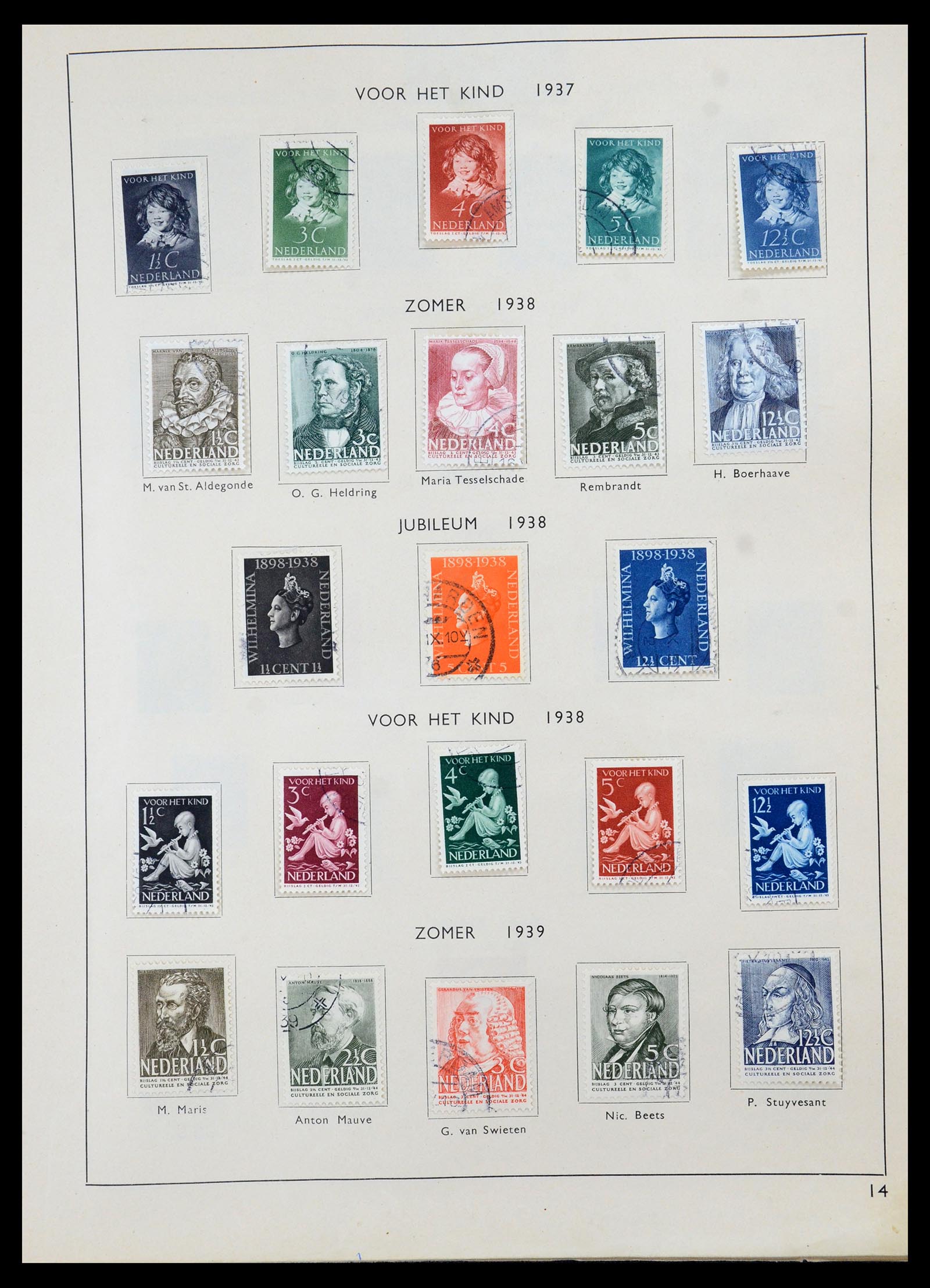 36420 016 - Postzegelverzameling 36420 Nederland 1852-1986.