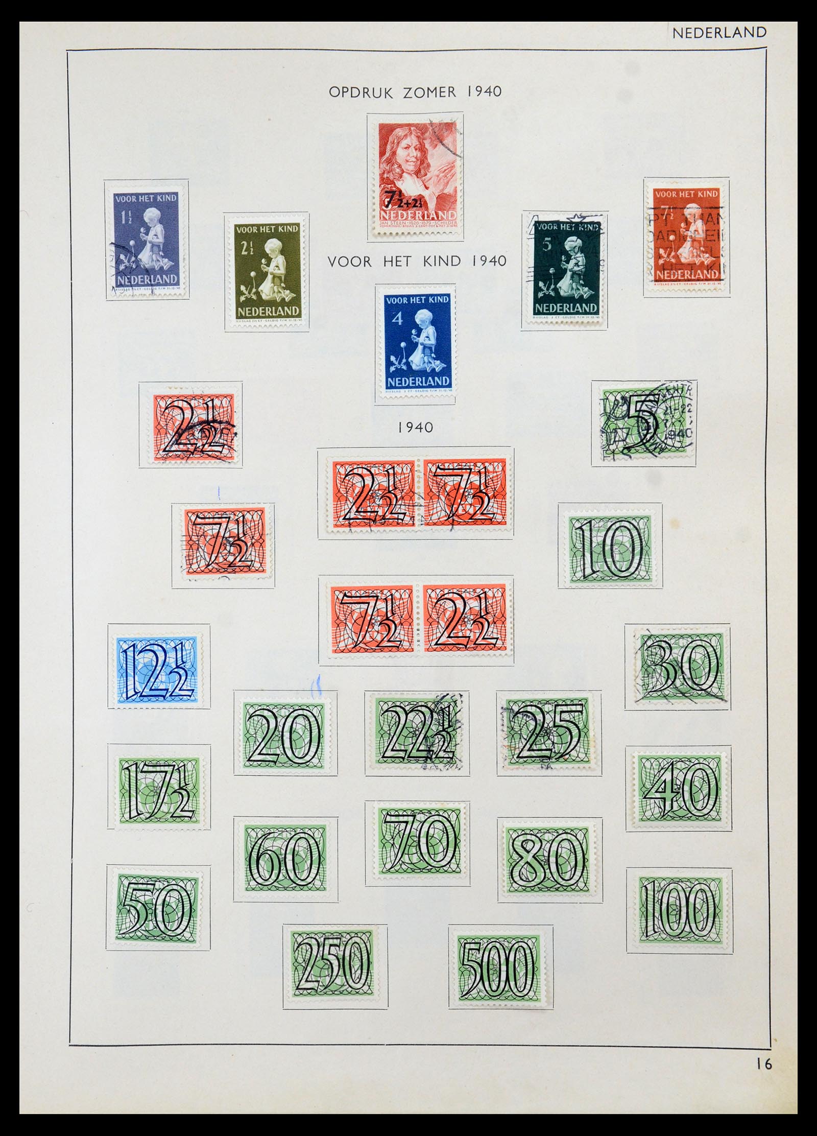 36420 018 - Postzegelverzameling 36420 Nederland 1852-1986.