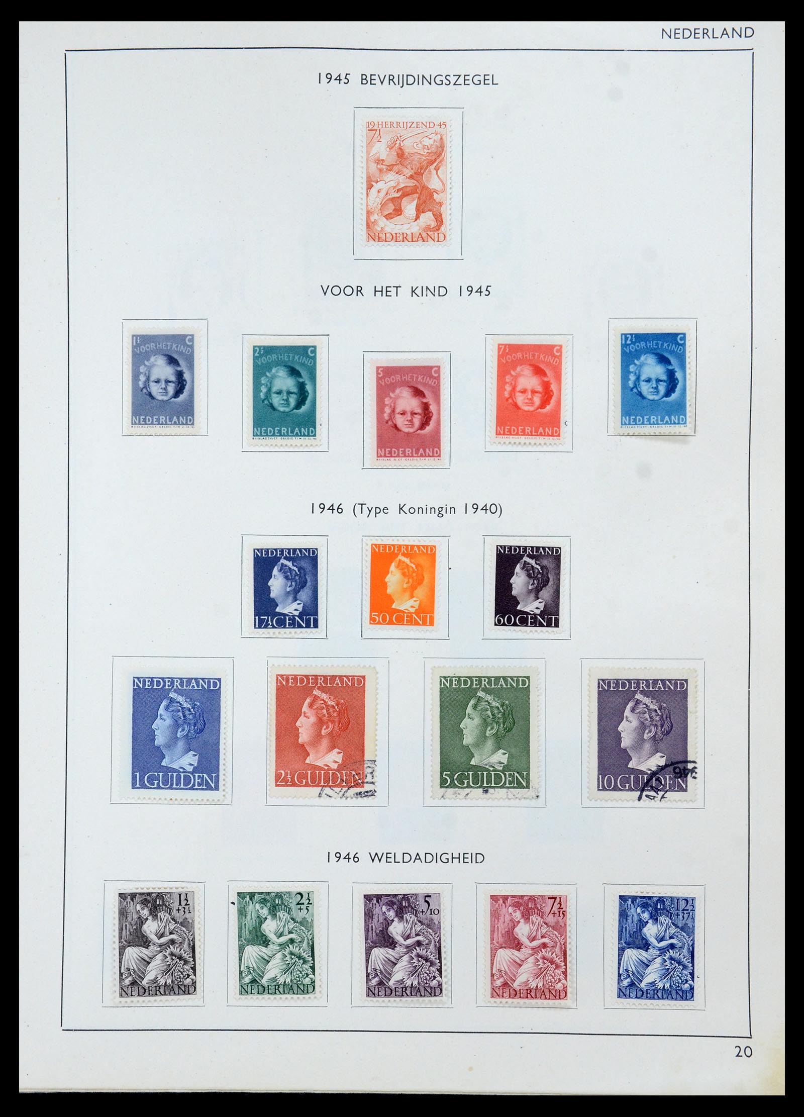 36420 023 - Postzegelverzameling 36420 Nederland 1852-1986.