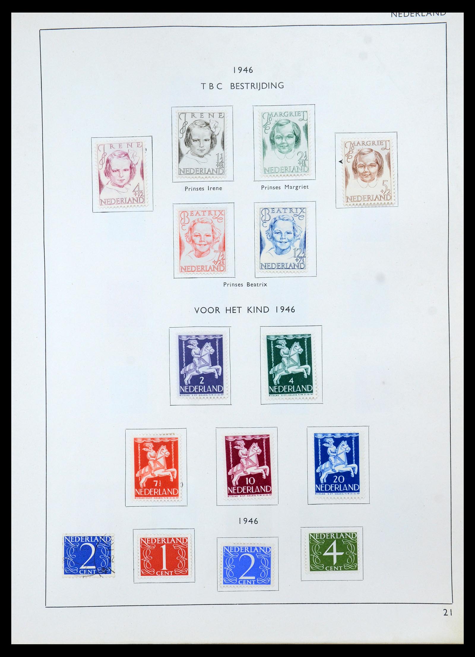 36420 024 - Postzegelverzameling 36420 Nederland 1852-1986.