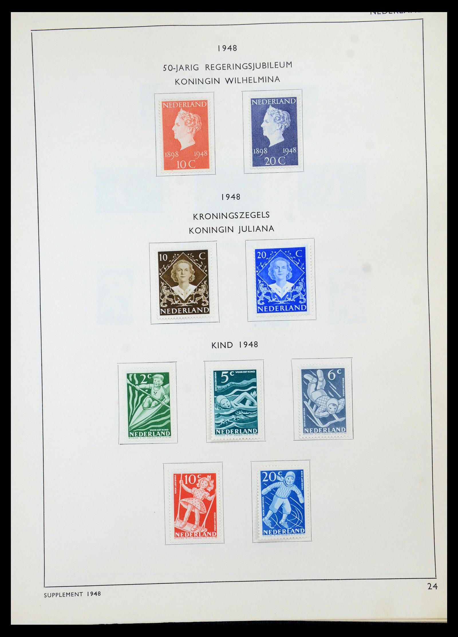 36420 027 - Postzegelverzameling 36420 Nederland 1852-1986.