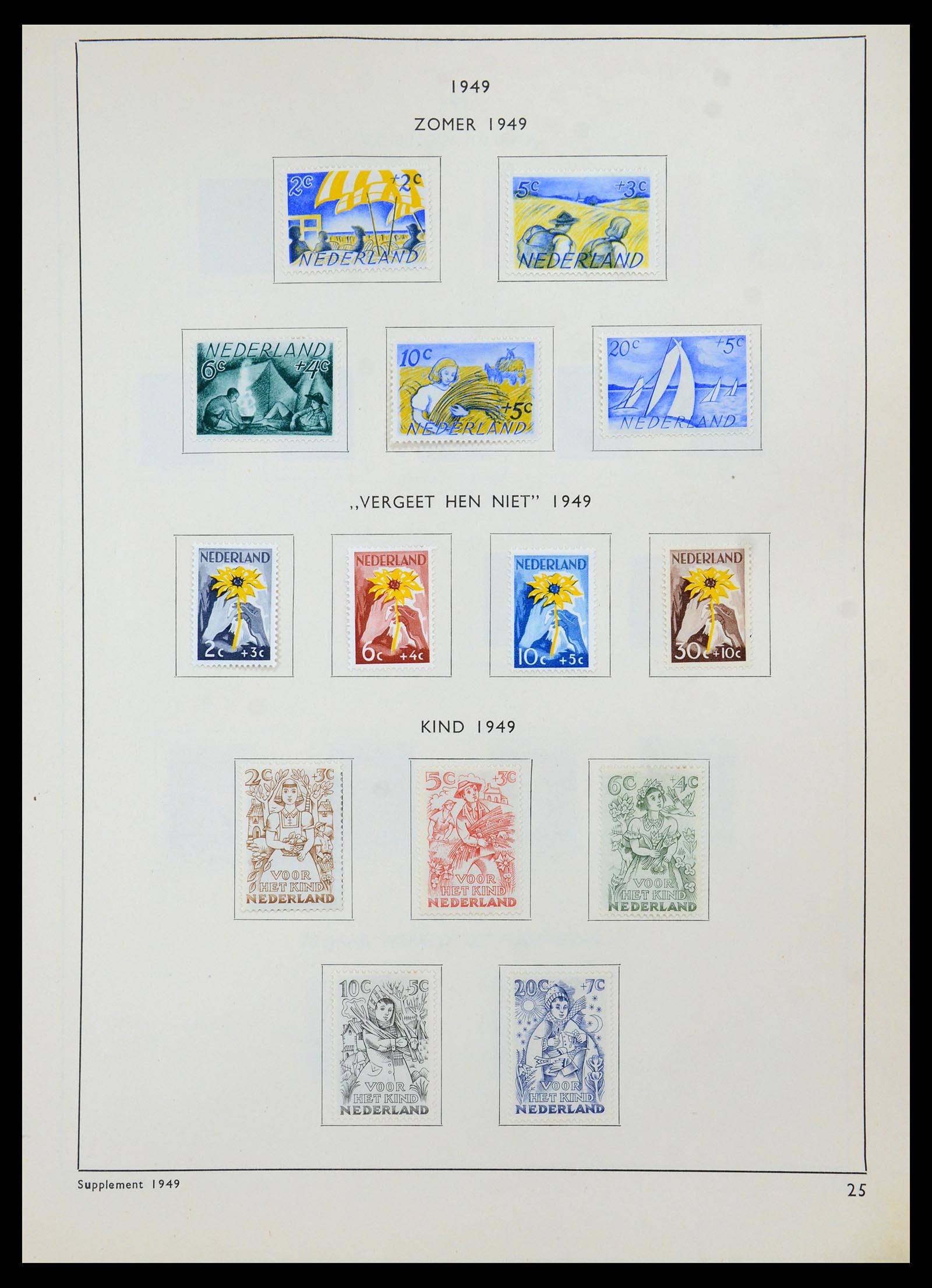 36420 028 - Postzegelverzameling 36420 Nederland 1852-1986.