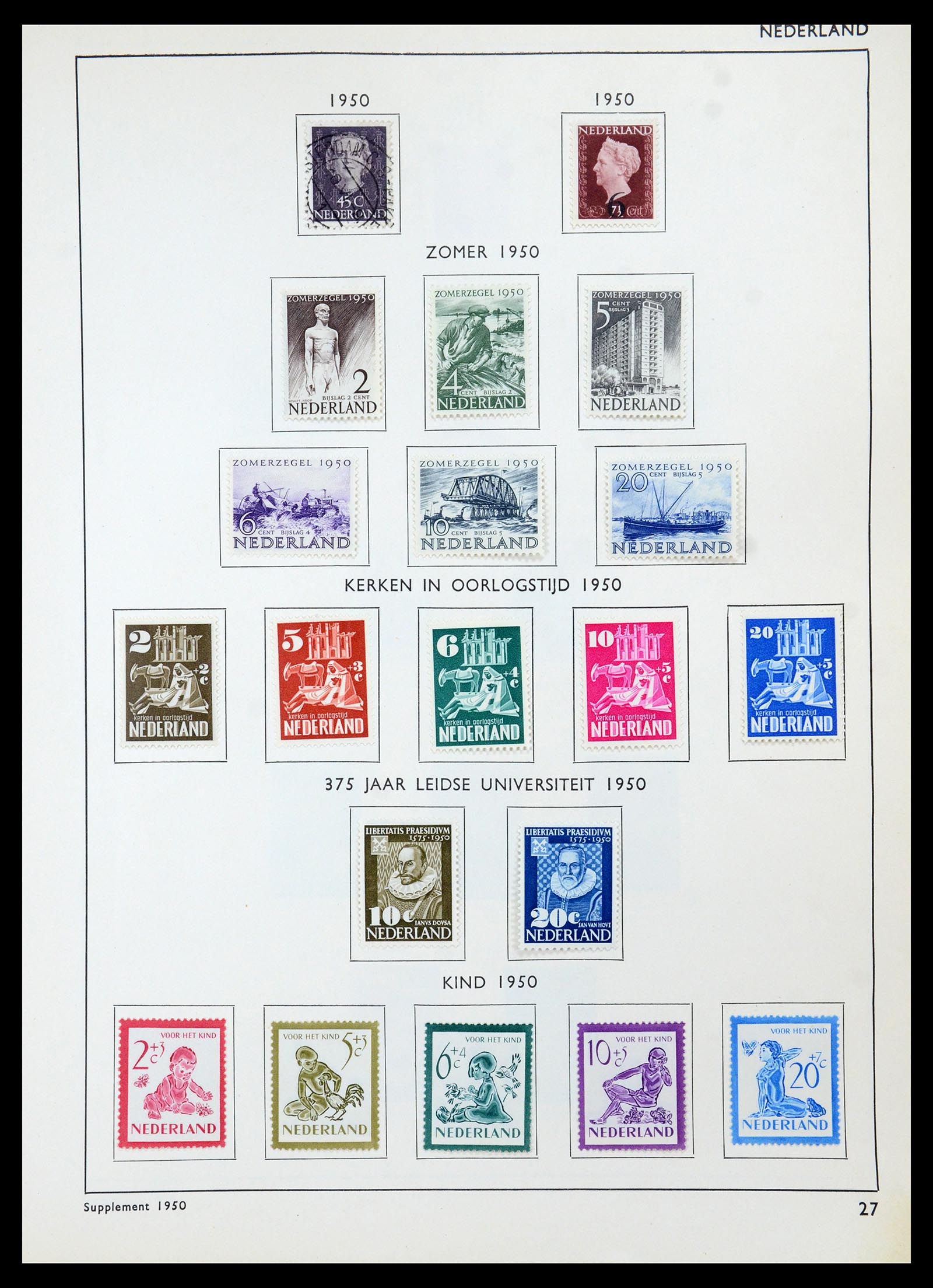 36420 030 - Postzegelverzameling 36420 Nederland 1852-1986.
