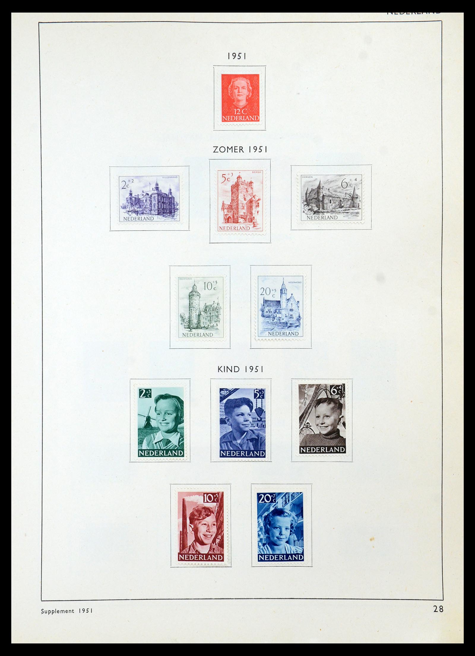 36420 031 - Postzegelverzameling 36420 Nederland 1852-1986.