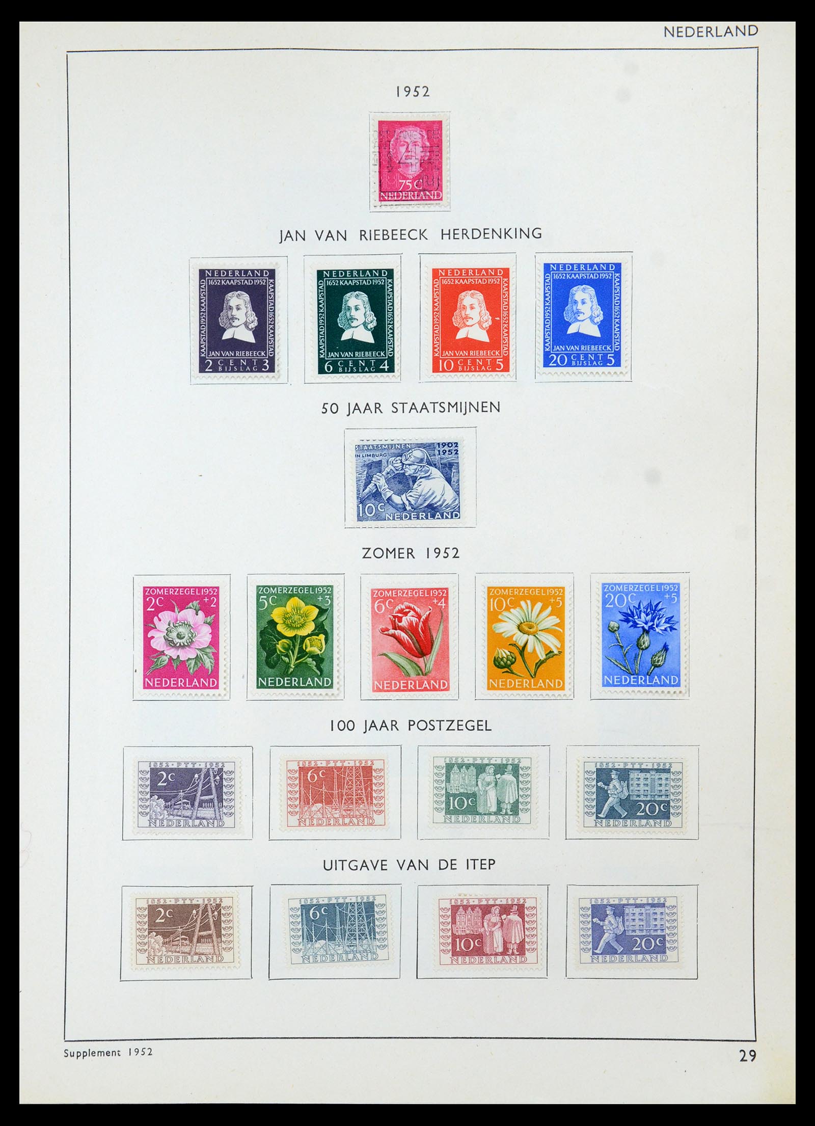 36420 032 - Postzegelverzameling 36420 Nederland 1852-1986.