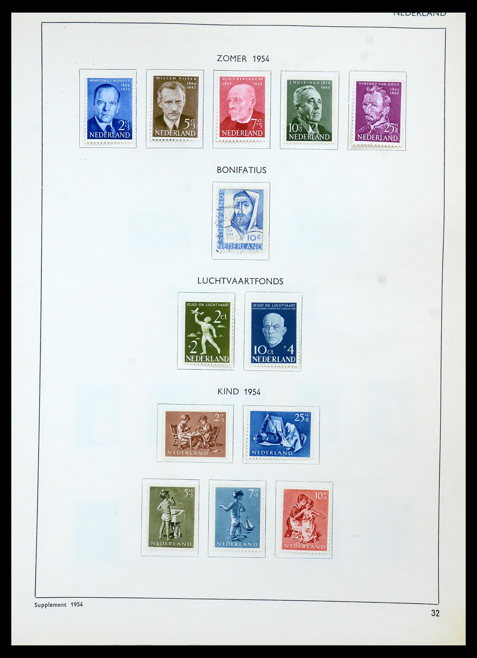 36420 035 - Postzegelverzameling 36420 Nederland 1852-1986.
