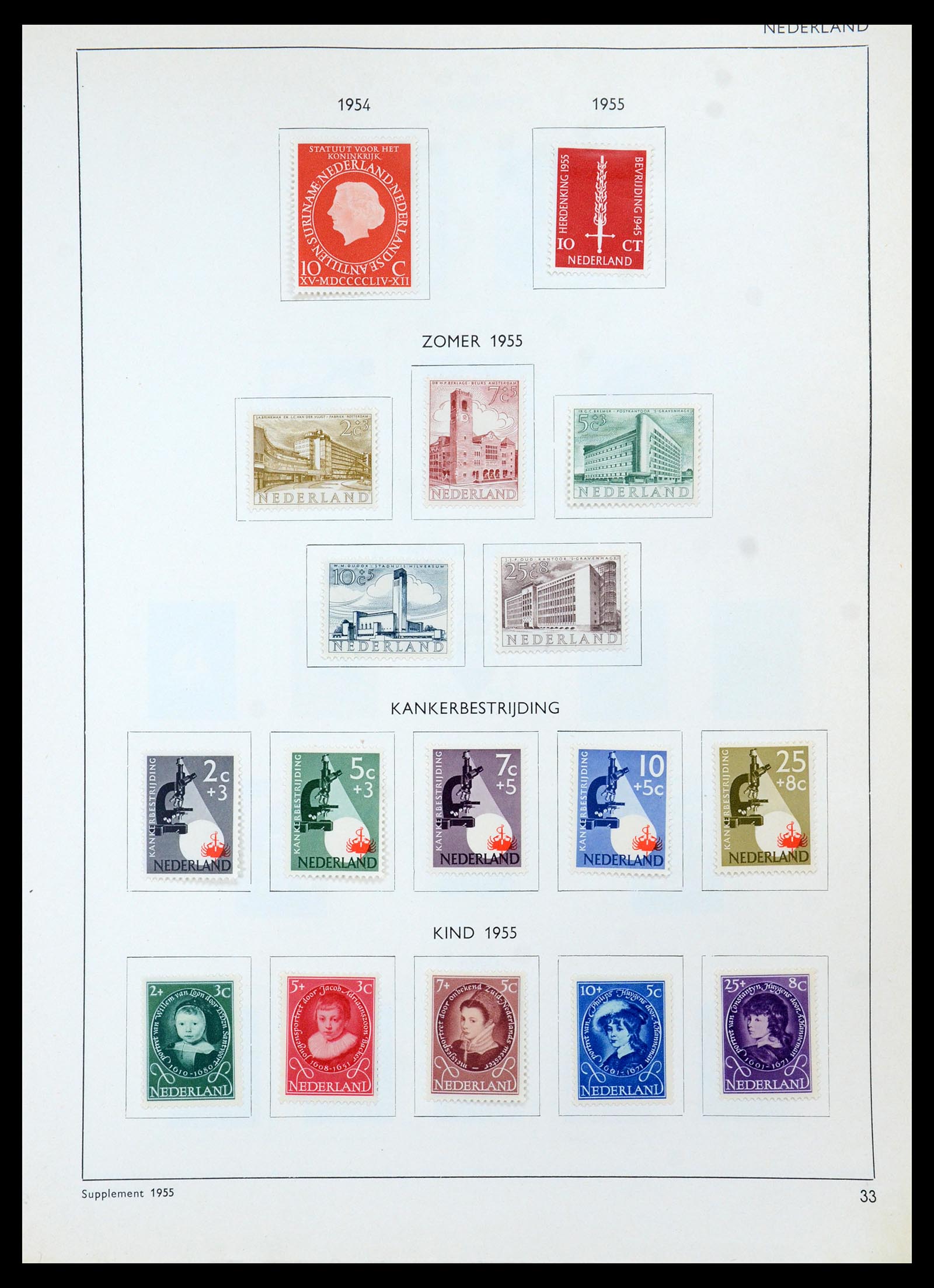 36420 036 - Postzegelverzameling 36420 Nederland 1852-1986.
