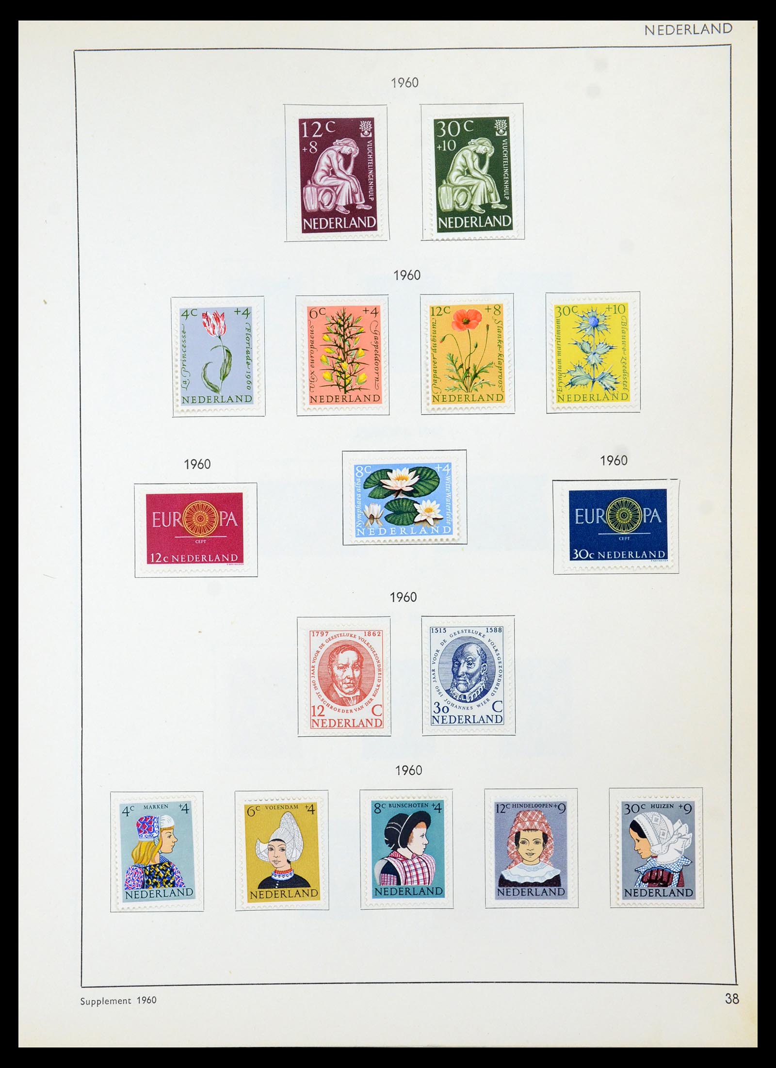 36420 041 - Postzegelverzameling 36420 Nederland 1852-1986.