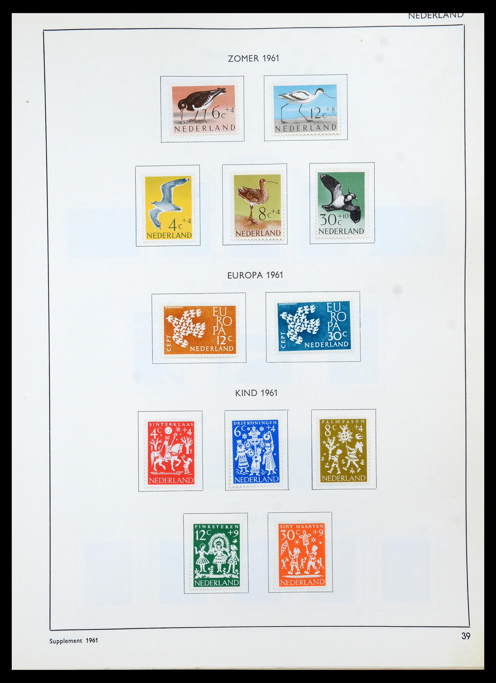 36420 042 - Postzegelverzameling 36420 Nederland 1852-1986.