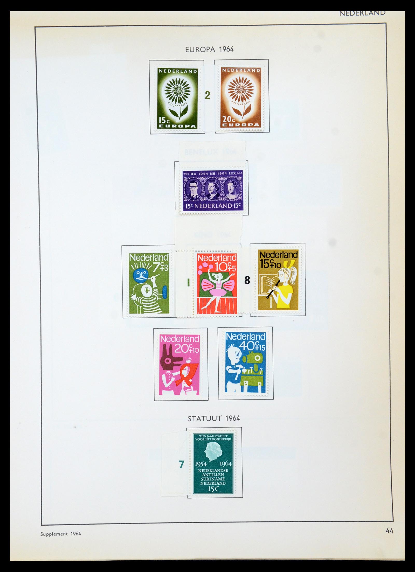36420 047 - Postzegelverzameling 36420 Nederland 1852-1986.