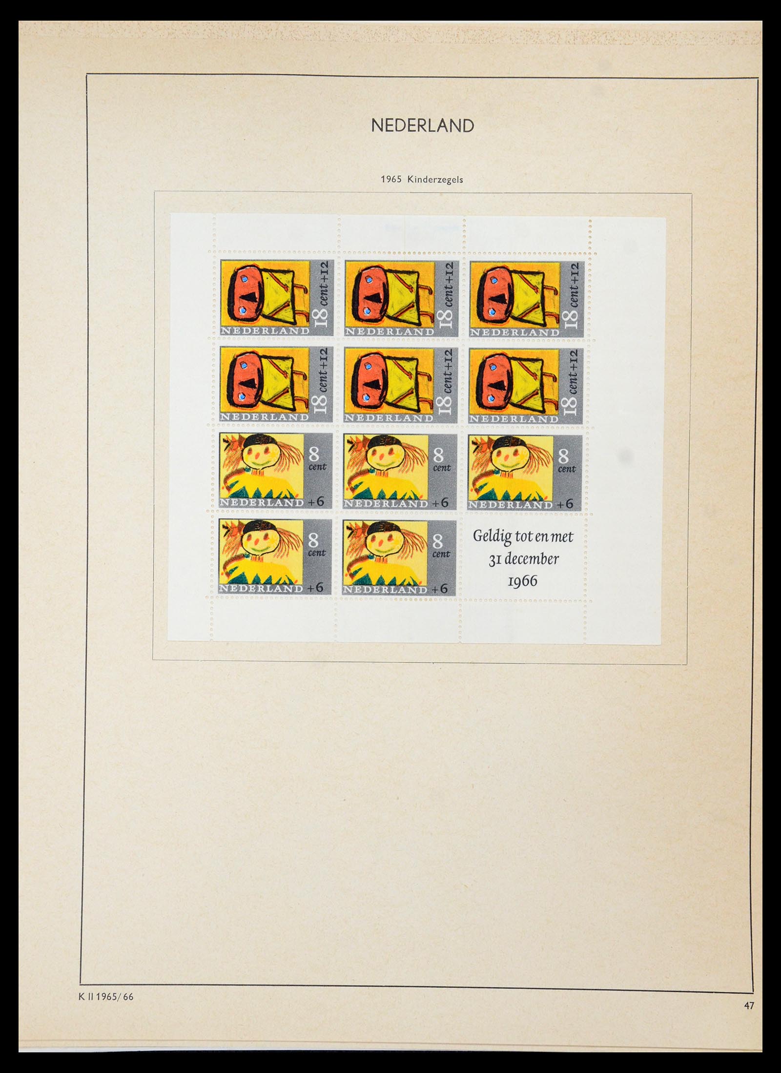 36420 050 - Postzegelverzameling 36420 Nederland 1852-1986.