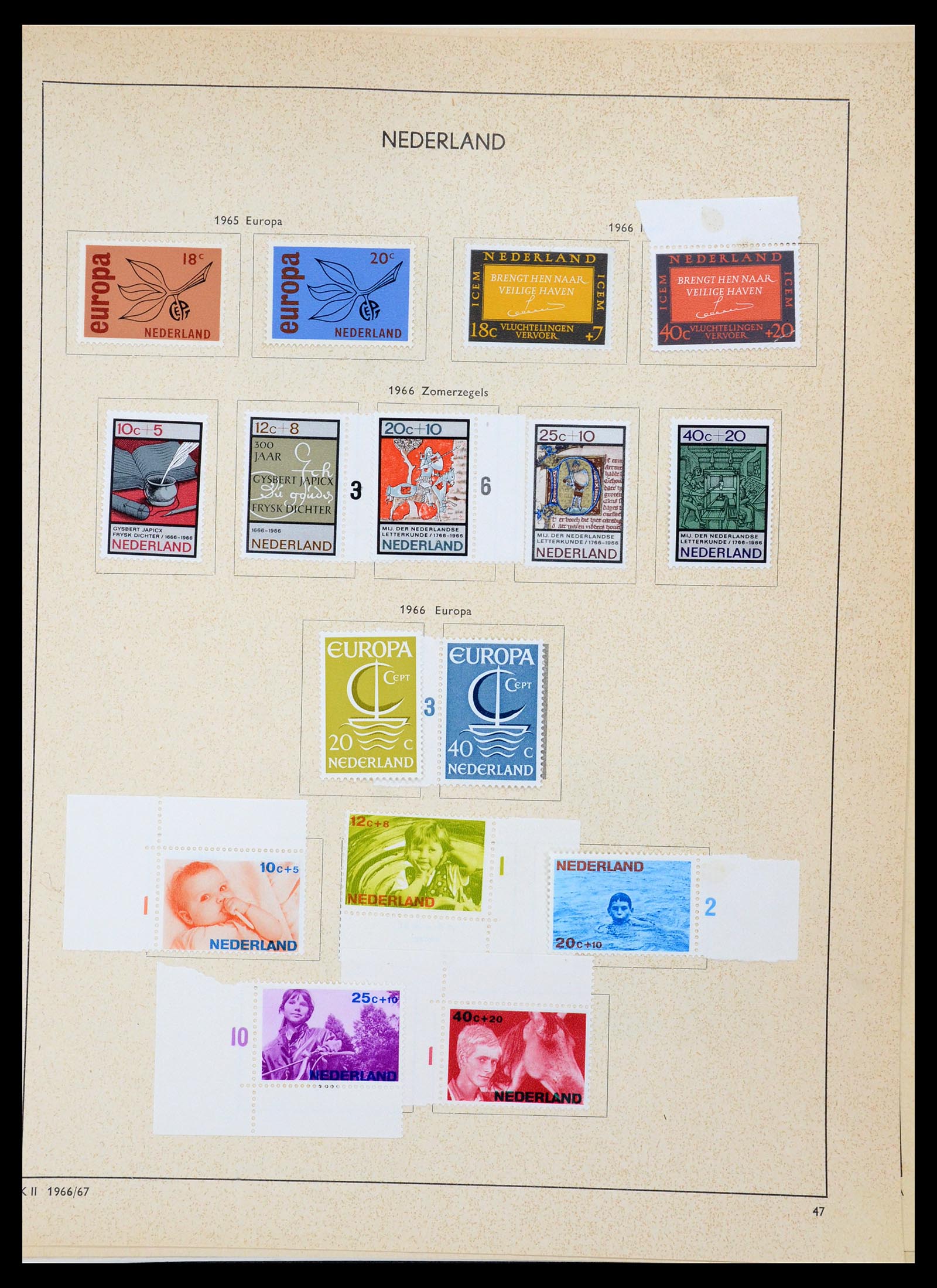 36420 051 - Postzegelverzameling 36420 Nederland 1852-1986.