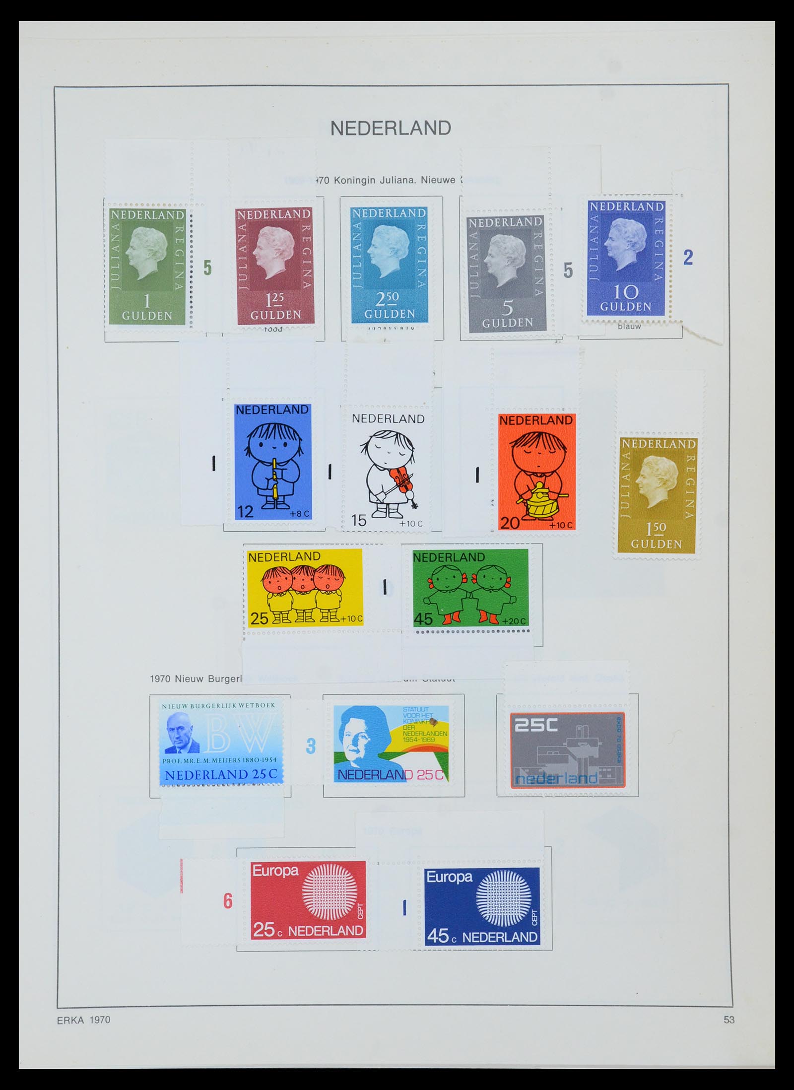 36420 059 - Postzegelverzameling 36420 Nederland 1852-1986.