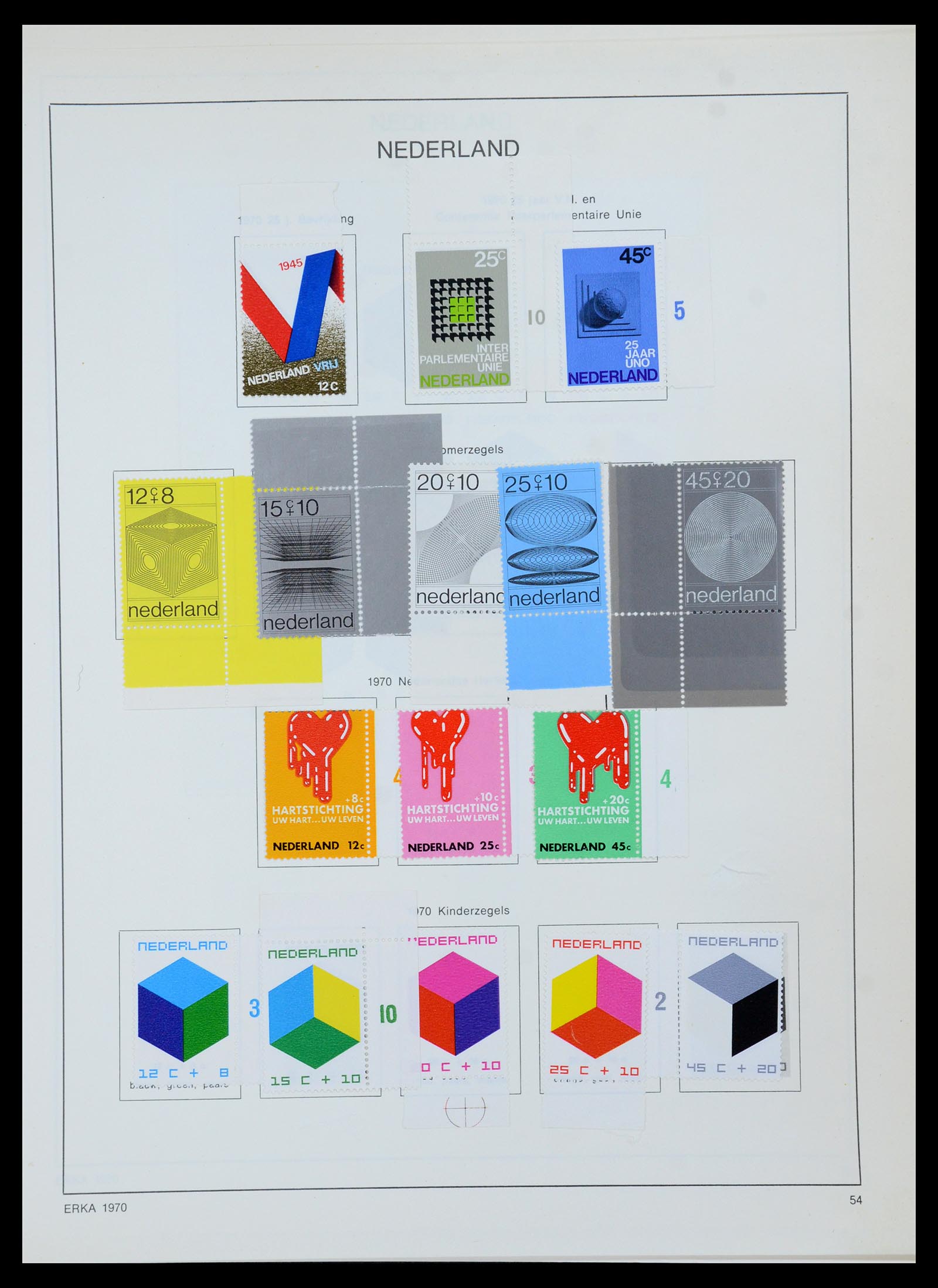 36420 060 - Postzegelverzameling 36420 Nederland 1852-1986.