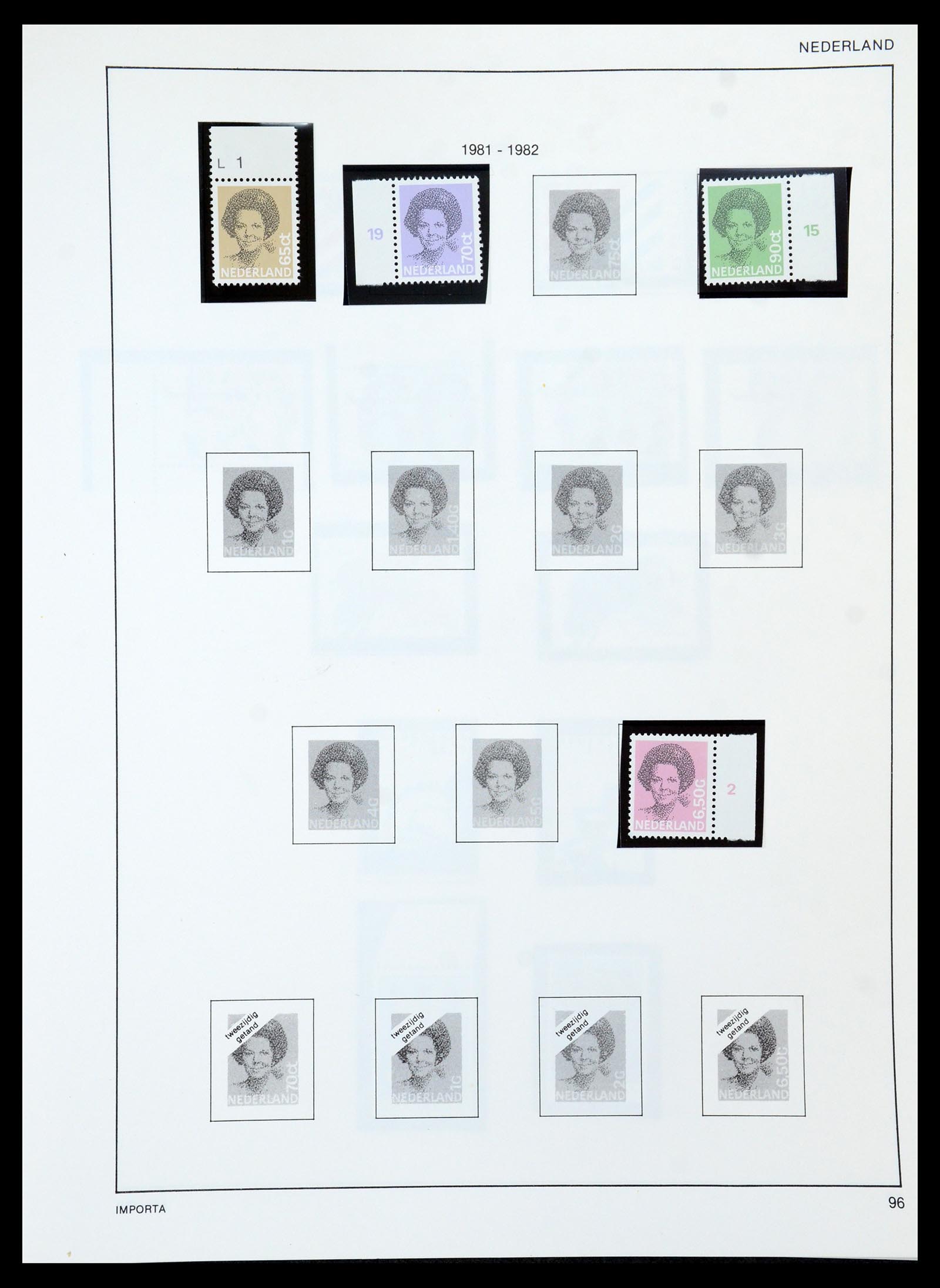 36420 092 - Postzegelverzameling 36420 Nederland 1852-1986.