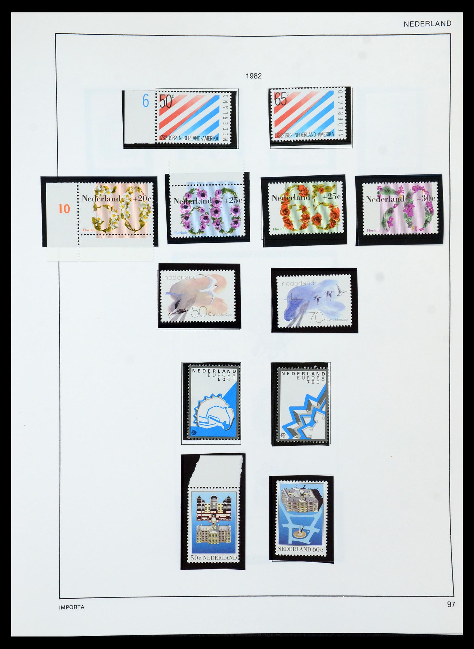 36420 093 - Postzegelverzameling 36420 Nederland 1852-1986.