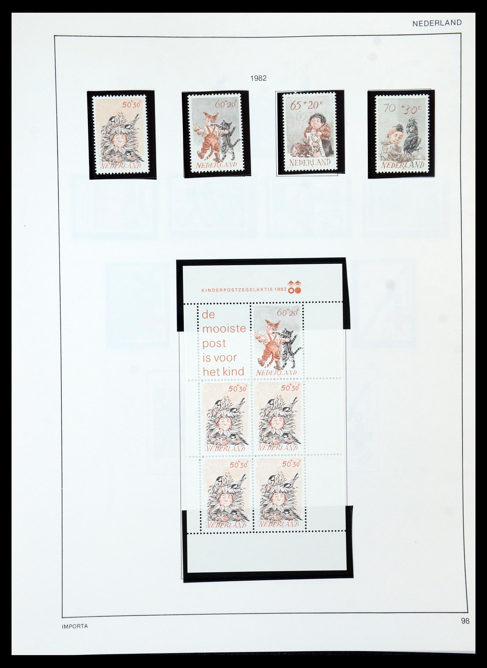 36420 094 - Postzegelverzameling 36420 Nederland 1852-1986.