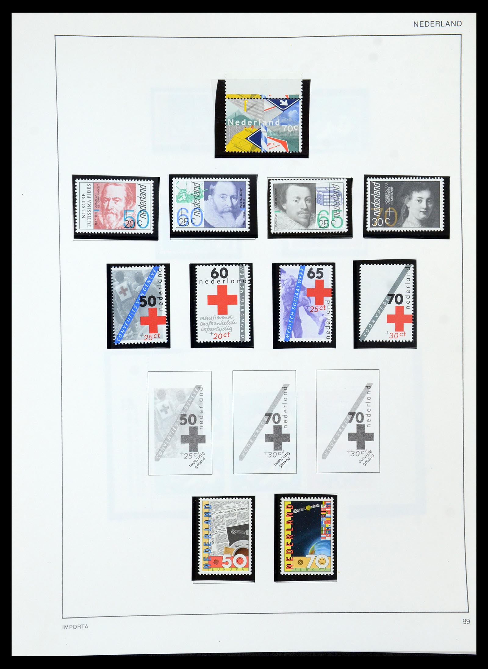 36420 095 - Postzegelverzameling 36420 Nederland 1852-1986.
