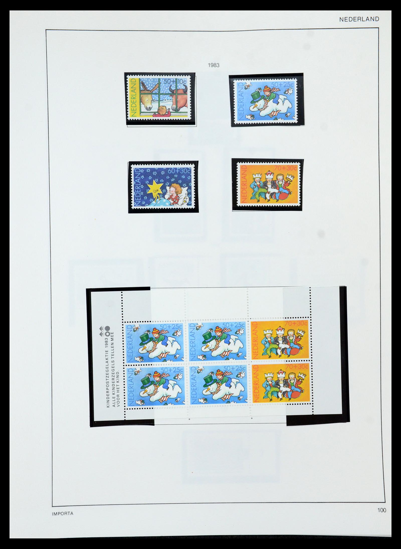 36420 096 - Postzegelverzameling 36420 Nederland 1852-1986.
