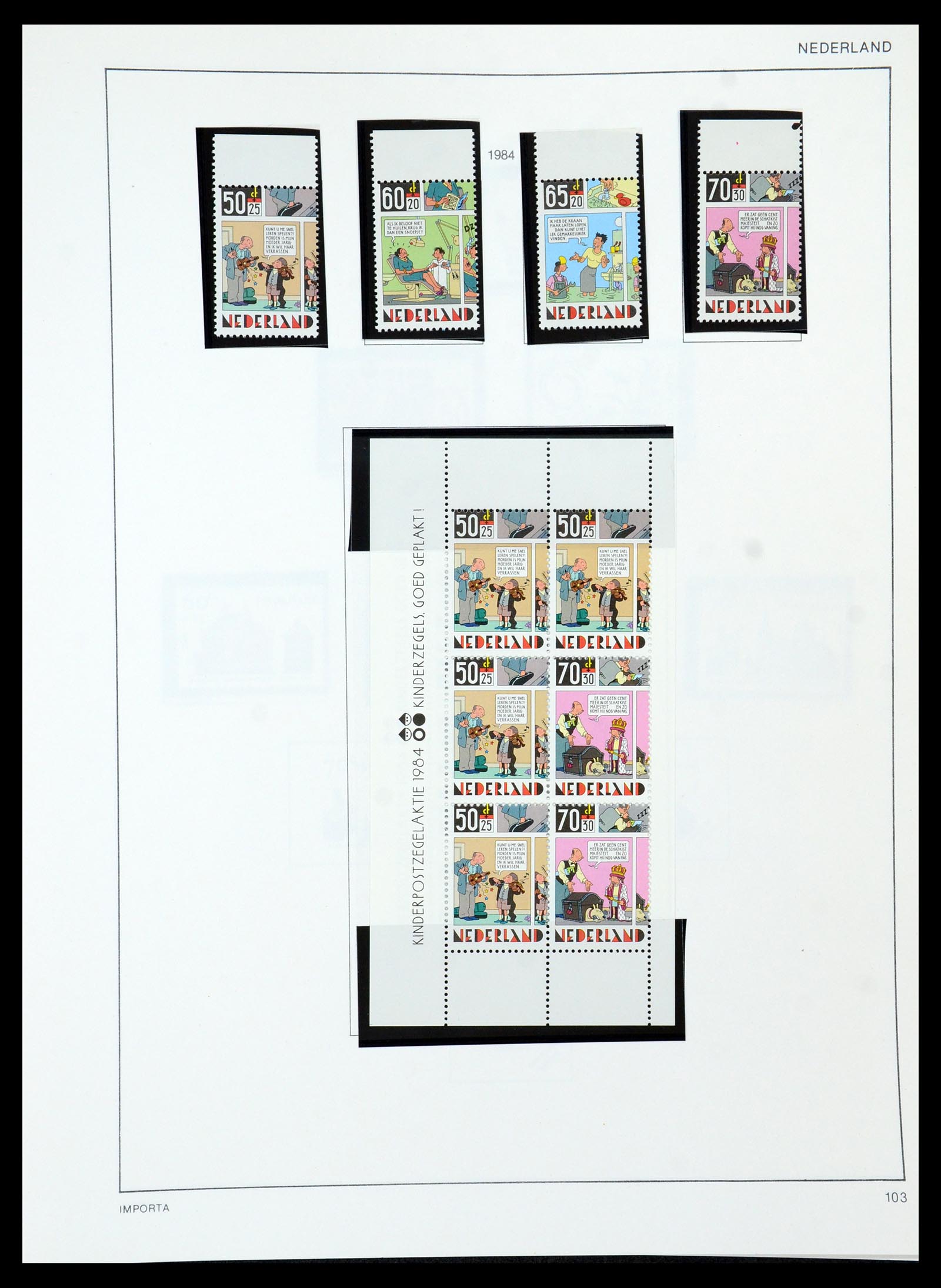36420 099 - Postzegelverzameling 36420 Nederland 1852-1986.