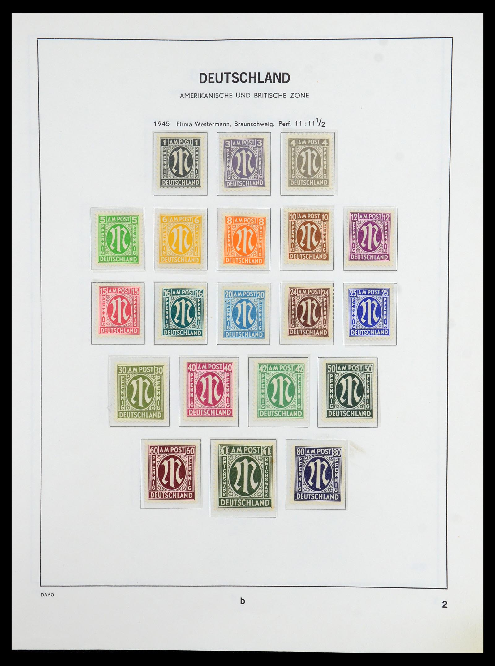 36421 005 - Postzegelverzameling 36421 Sovjet Zone 1945-1949.
