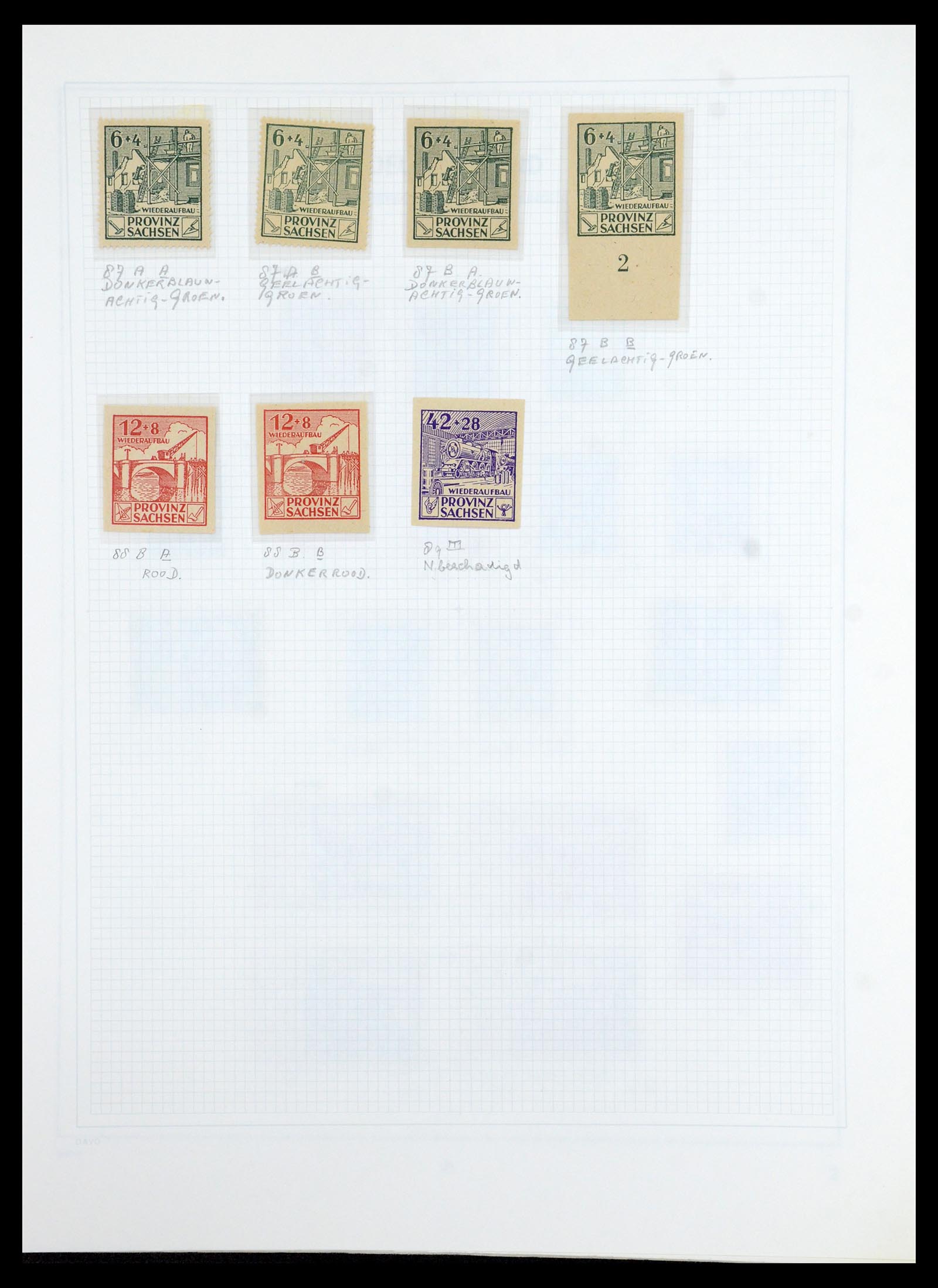 36421 019 - Stamp collection 36421 Soviet Zone 1945-1949.